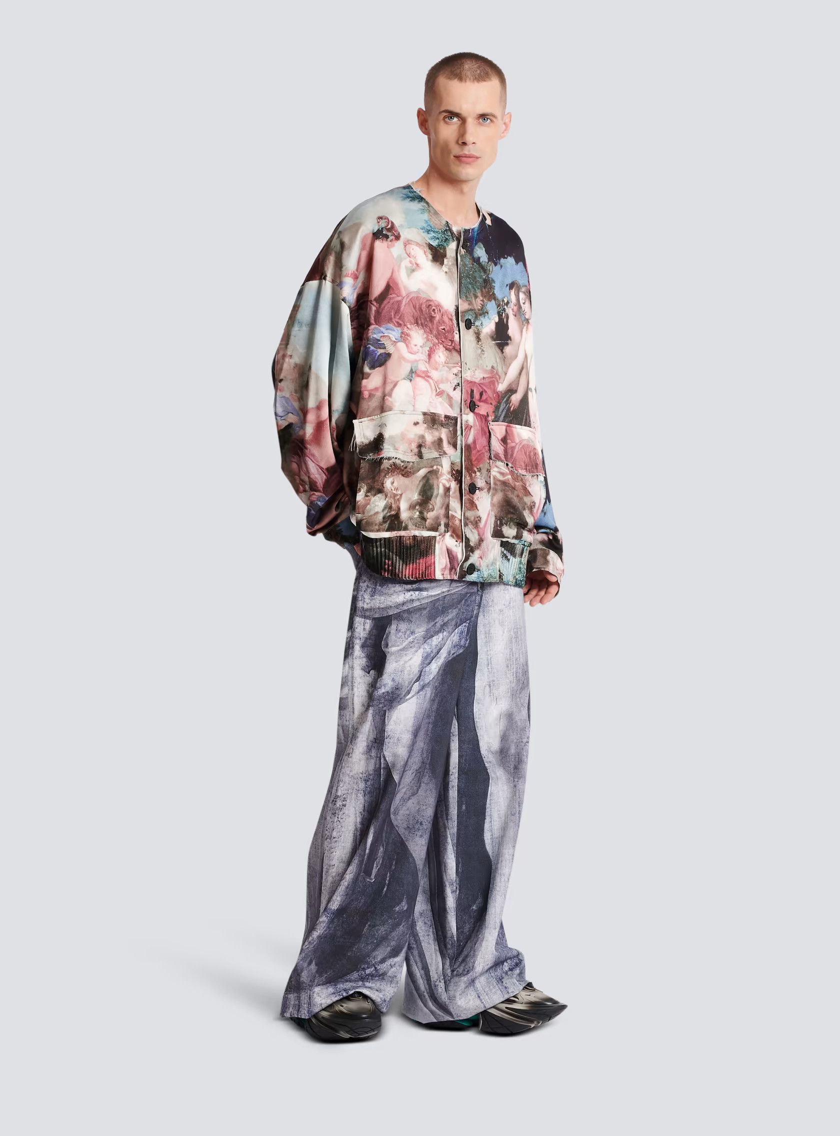 Balmain o1w1db10624 Jacket in Printed Size US M / EU 48-50 / 2 - 1 Thumbnail