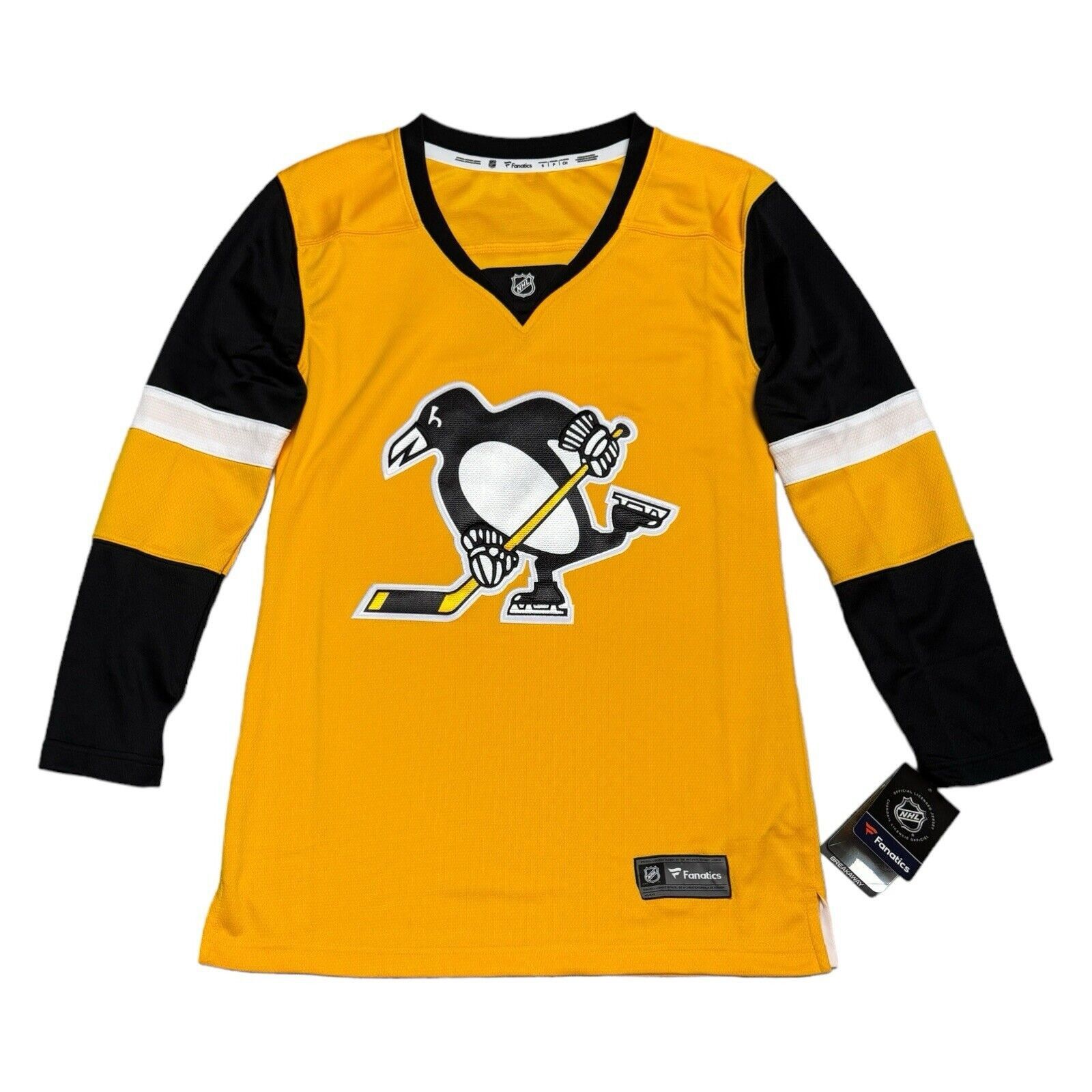 Womens Pittsburgh Penguins Fanatics NHL Hockey Jersey, image size:1600x1600