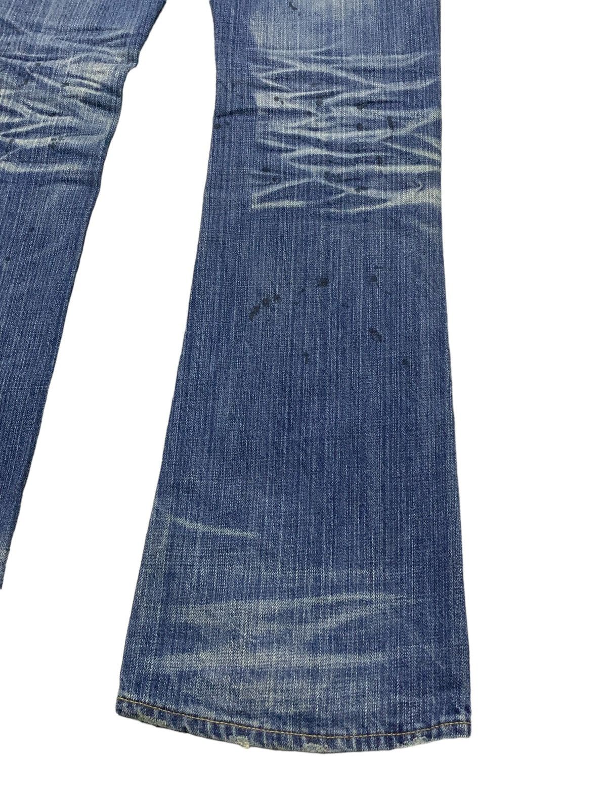 CIVARIZE × If Six Was Nine × Tornado Mart Tornado Mart Junya Watanabe Style Mud Claw Mark Flared Jeans Size US 30 / EU 46 - 16 Thumbnail