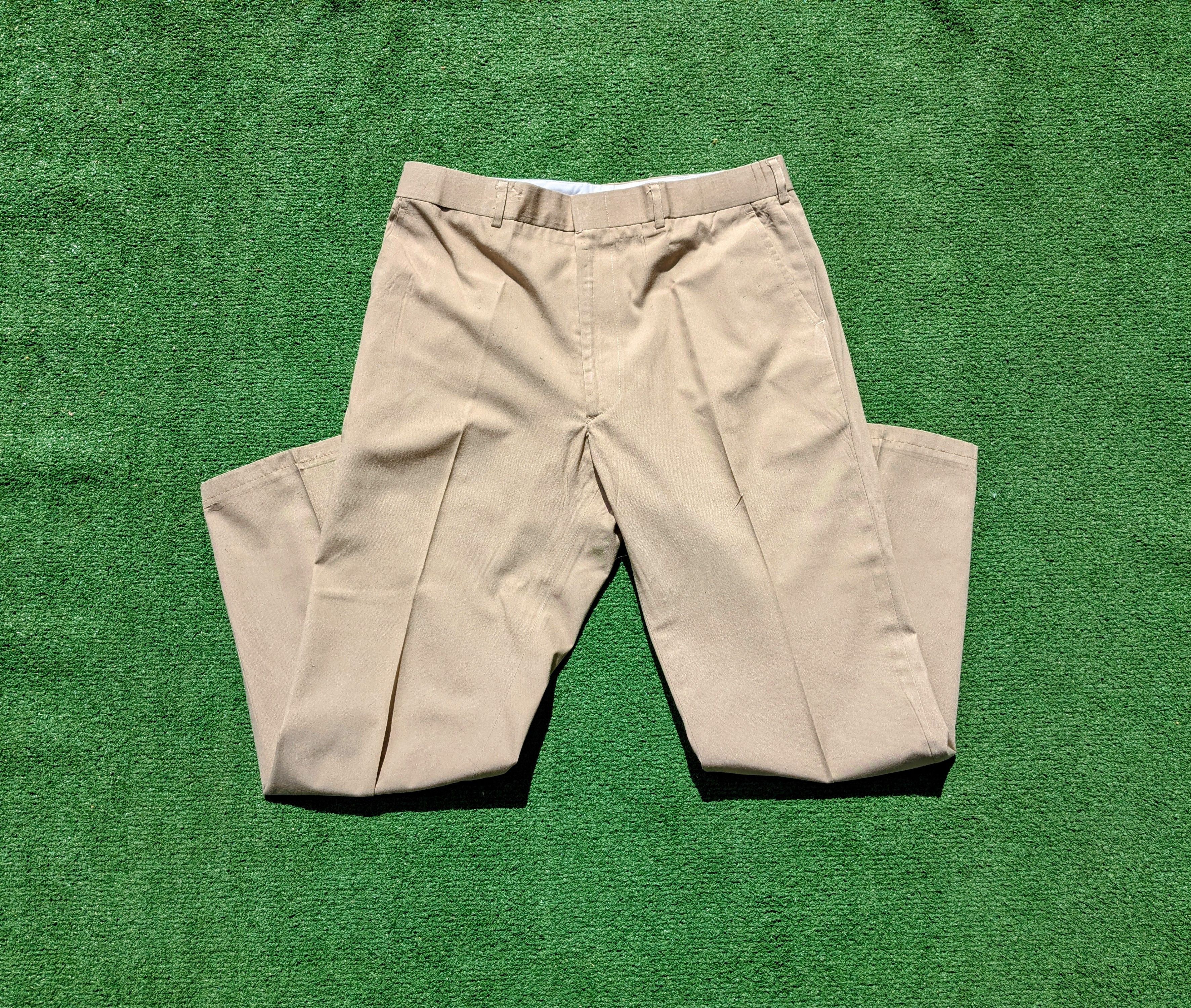 McGregor McGregor Casual Sportswear 34x34 Flat Front Khaki Pants EUC Size US 34 / EU 50 - 4 Thumbnail