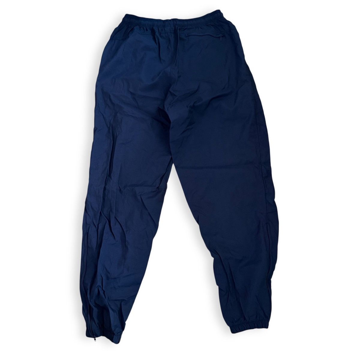 Nike VTG 90s Nike Navy Blue Nylon Windbreaker Joggers Zip Ankle Size US 32 / EU 48 - 2 Thumbnail