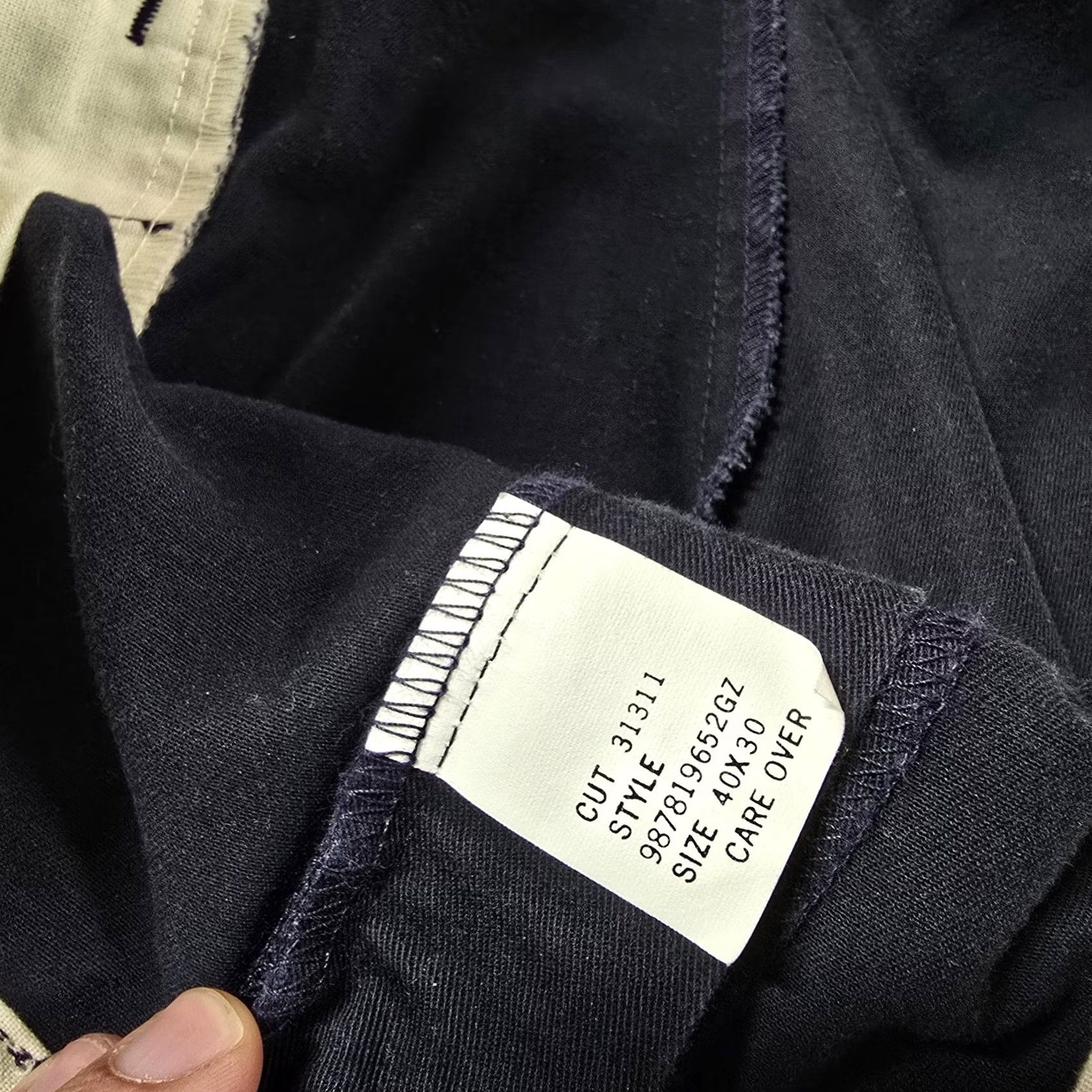 Polo Ralph Lauren Polo Ralph Lauren Pants Mens 37x24 Blue Pleated Classic Fit Chino Made USA Size US L / EU 52-54 / 3 - 4 Thumbnail