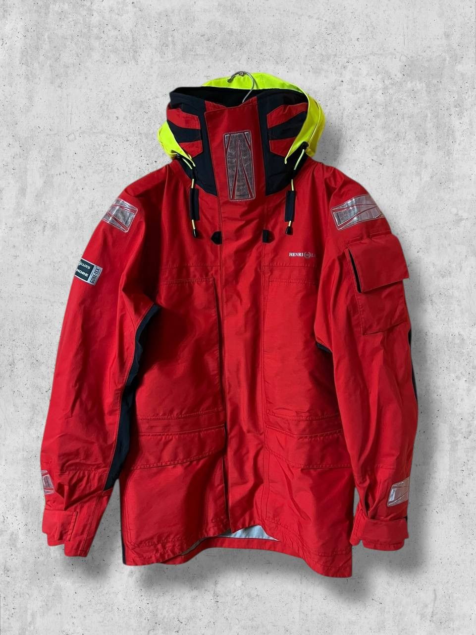 Vintage RAR Henri Lloyd OFFSHORE GORE TEX Yachting Waterproof jacket Size US L / EU 52-54 / 3 - 1 Thumbnail