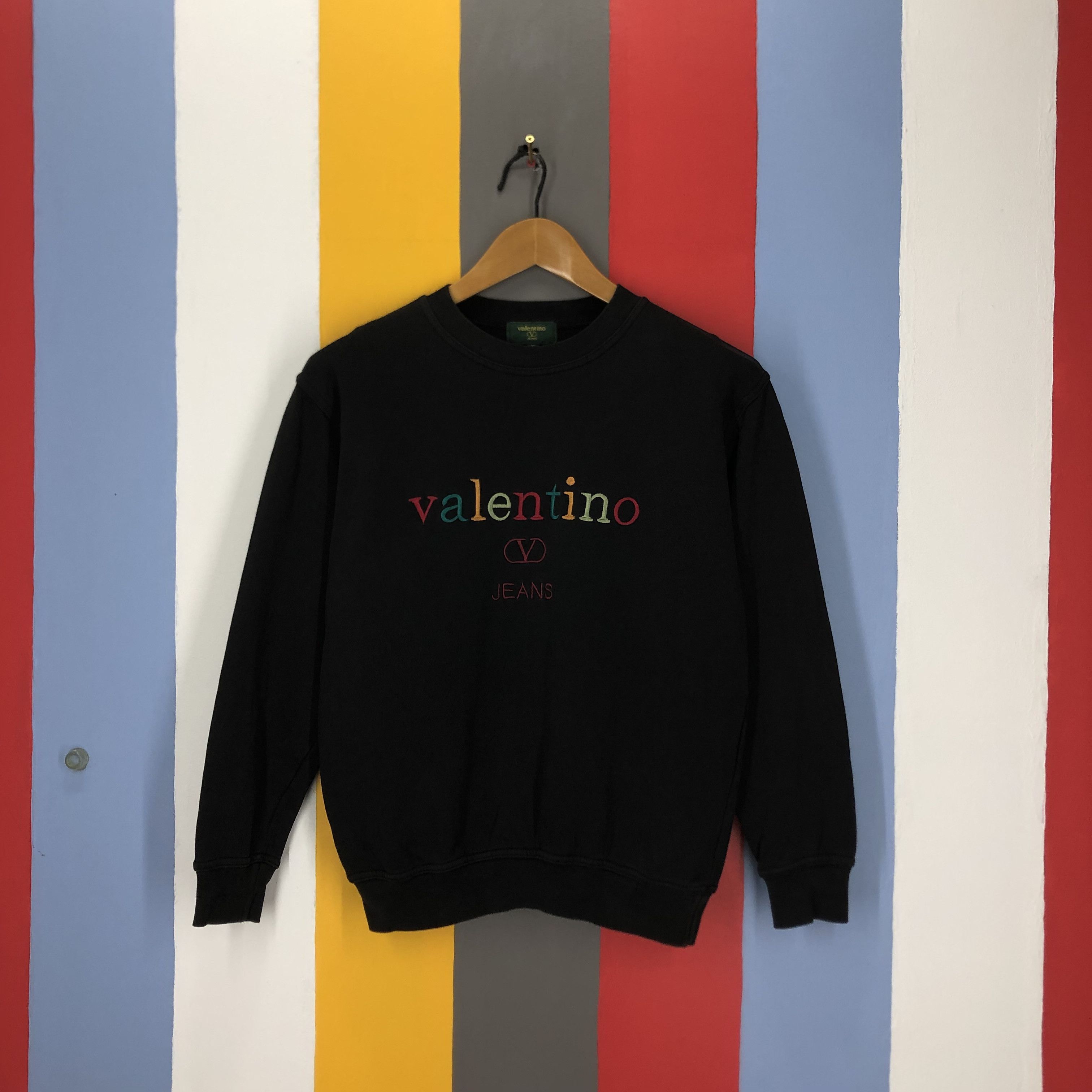 Valentino VALENTINO JEANS Crew Neck Sweatshirt #1649/03 Size US S / EU 44-46 / 1 - 1 Thumbnail