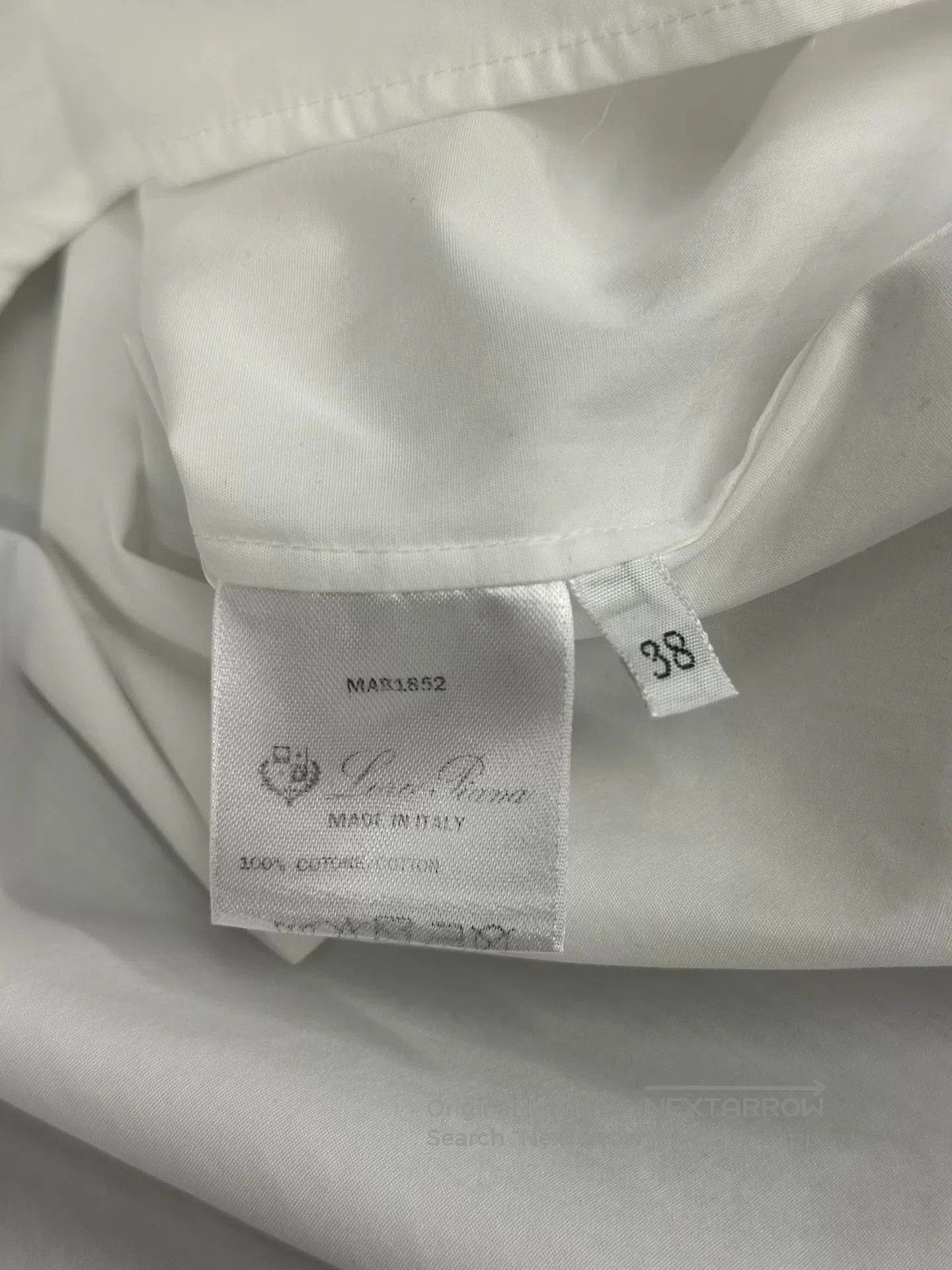 Loro Piana Loro Piana White Long Sleeve Shirt. Size US M / EU 48-50 / 2 - 5 Thumbnail