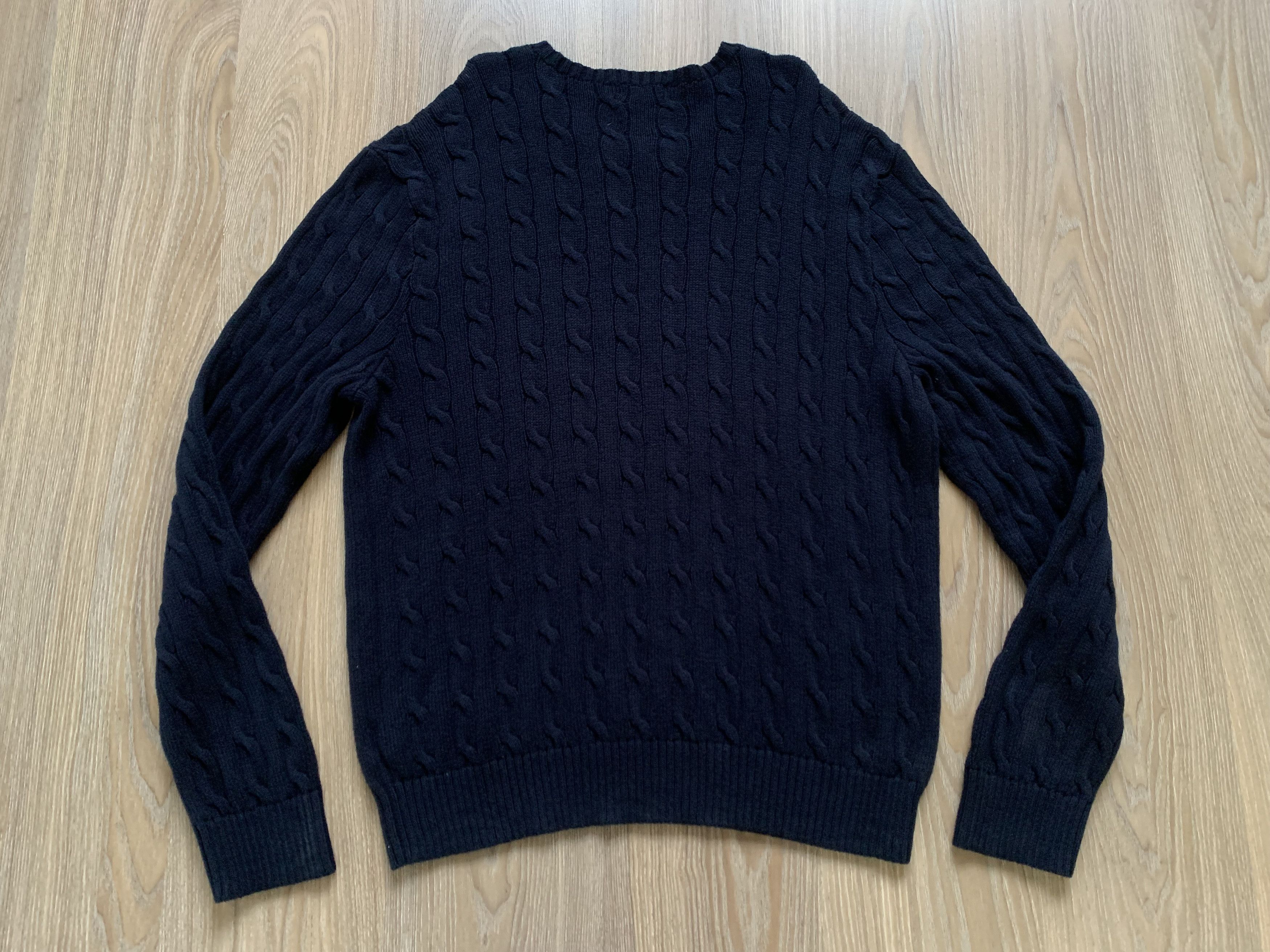 Polo Ralph Lauren Polo Ralph Lauren Vintage Cable Knit Crewneck Sweater Size US XXL / EU 58 / 5 - 3 Thumbnail
