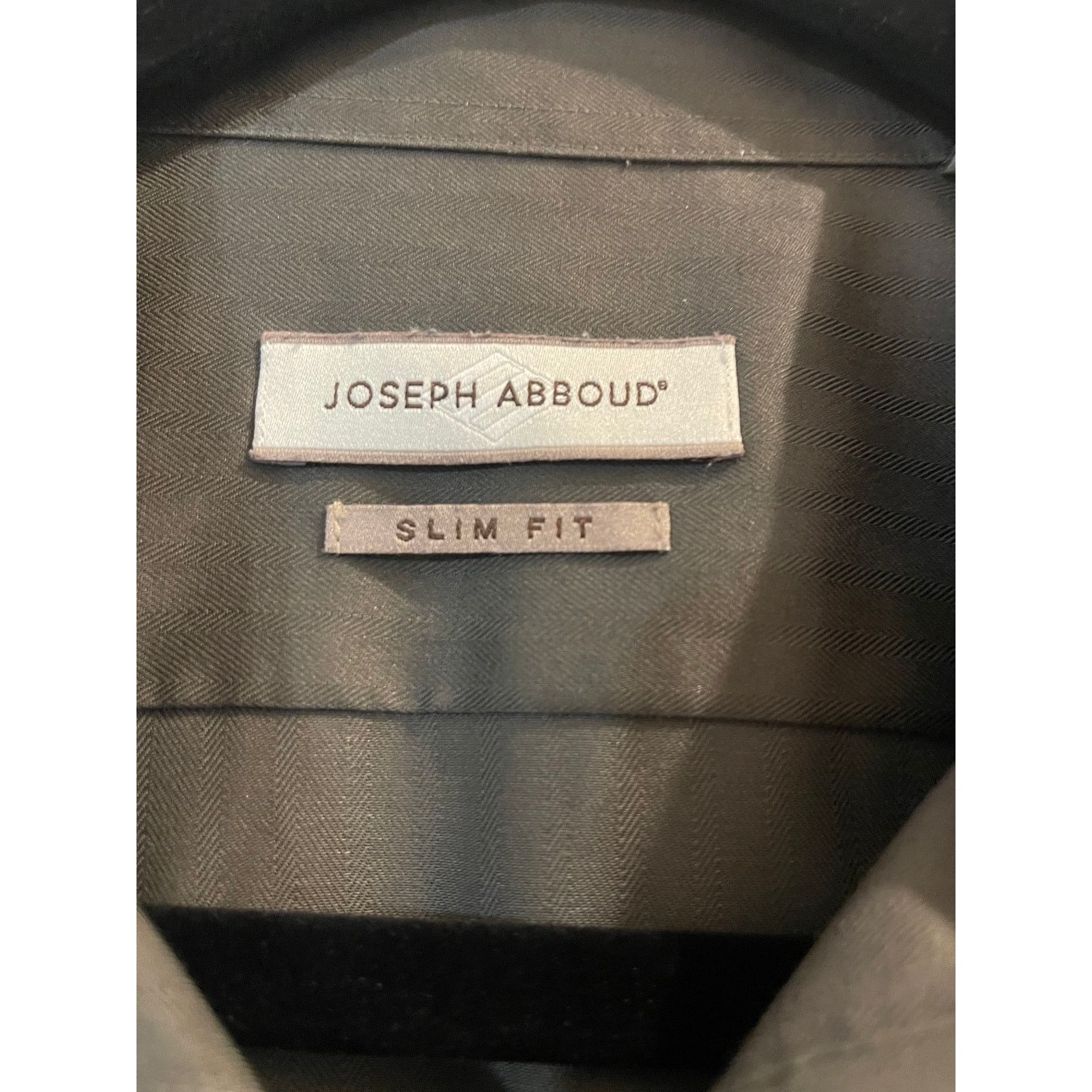 Joseph Abboud Joseph Abboud Slim Fit Dress Shirt Gray Button Down Shirt Size US M / EU 48-50 / 2 - 4 Thumbnail