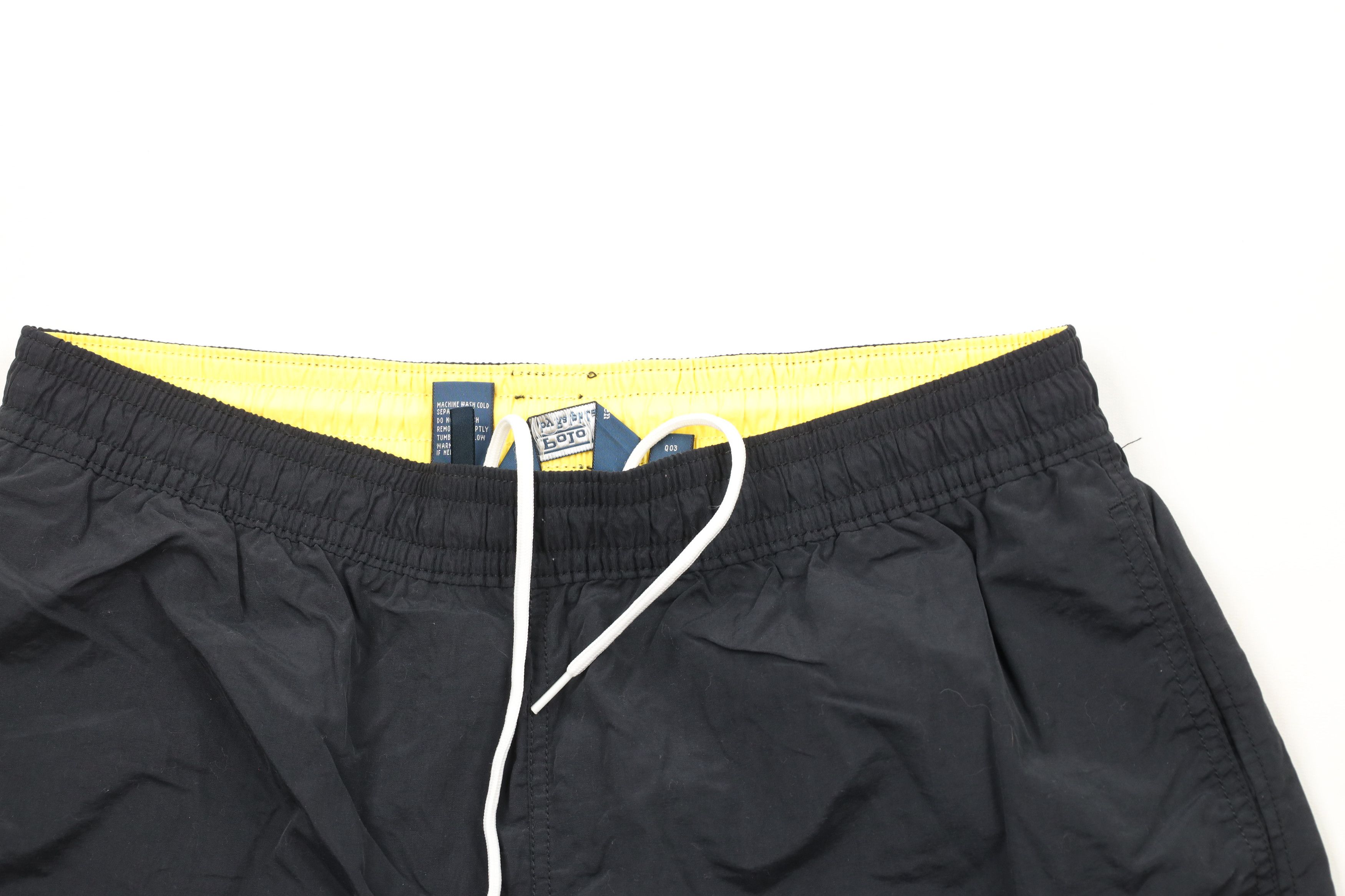 Ralph Lauren × Vintage Vintage 90s Ralph Lauren Knee Lined Shorts Swim Trunks Black Size US 36 / EU 52 - 2 Thumbnail