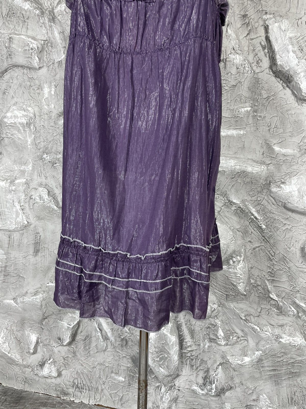 Cop Copine × Japanese Brand × Vintage Cop Copine Vintage Glitter Y2K Tank Top Dress Size M / US 6-8 / IT 42-44 - 9 Thumbnail