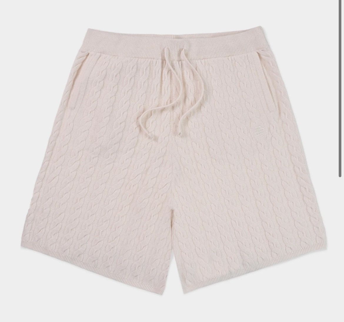 Eric Emanuel Eric Emanuel EE ivory white cable knit shorts large Size US 32 / EU 48 - 1 Thumbnail