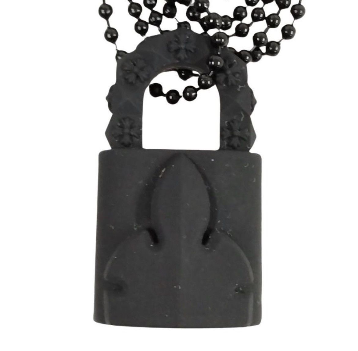 Chrome Hearts Chrome Hearts RUBBER Padrock Necklace Size ONE SIZE - 4 Thumbnail