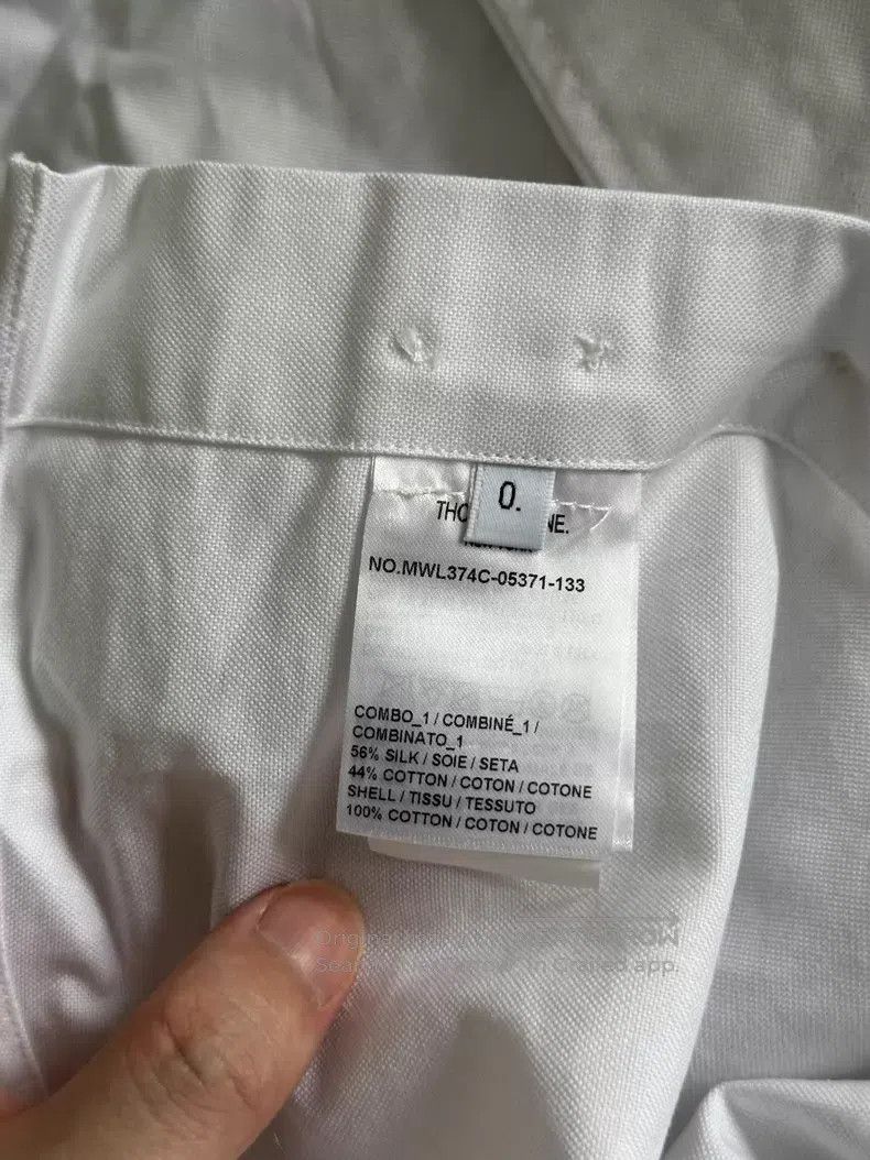 Thom Browne Thom Browne Cuffed Shirt Size US XS / EU 42 / 0 - 4 Thumbnail