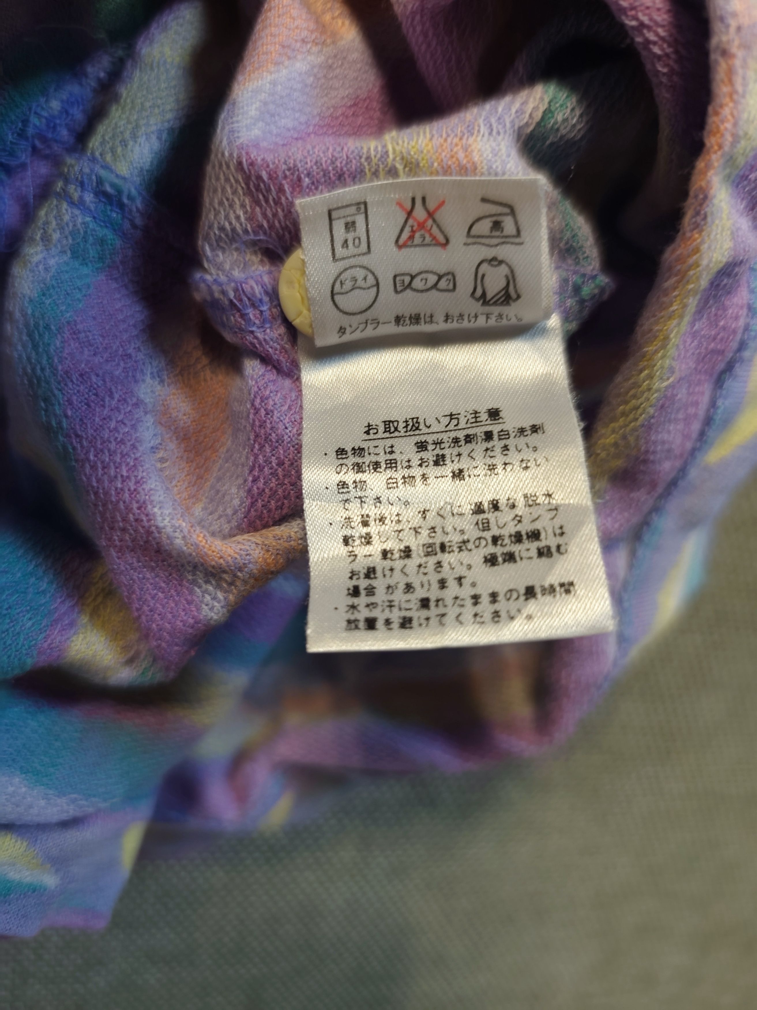 Balenciaga 90s Balenciaga Golf Abstract Pastel Pattern Polo Shirt Size US M / EU 48-50 / 2 - 6 Thumbnail