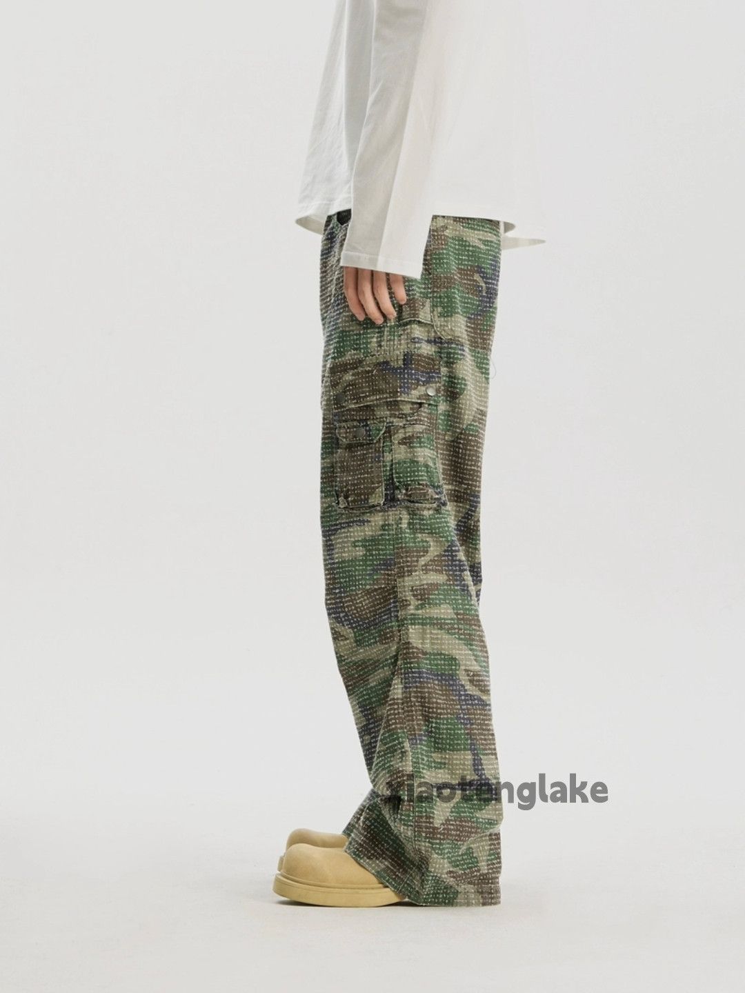 Designer × Japanese Brand × Vintage utility military loose baggy camo pattern cargo pants Size US 32 / EU 48 - 5 Thumbnail
