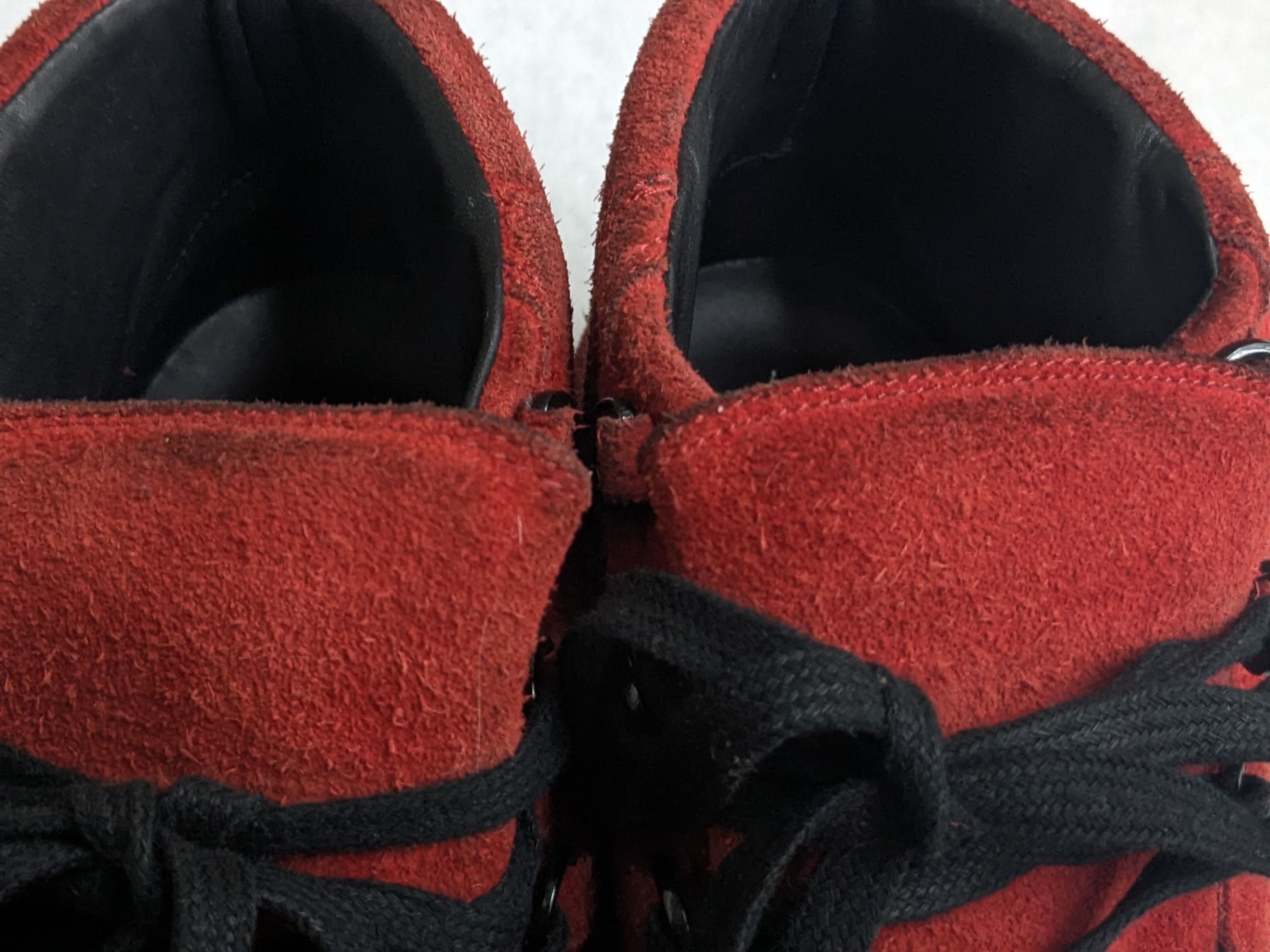 Balenciaga Balenciaga Arena Red Suede 10 High Tops Black Size US 10 / EU 43 - 4 Thumbnail