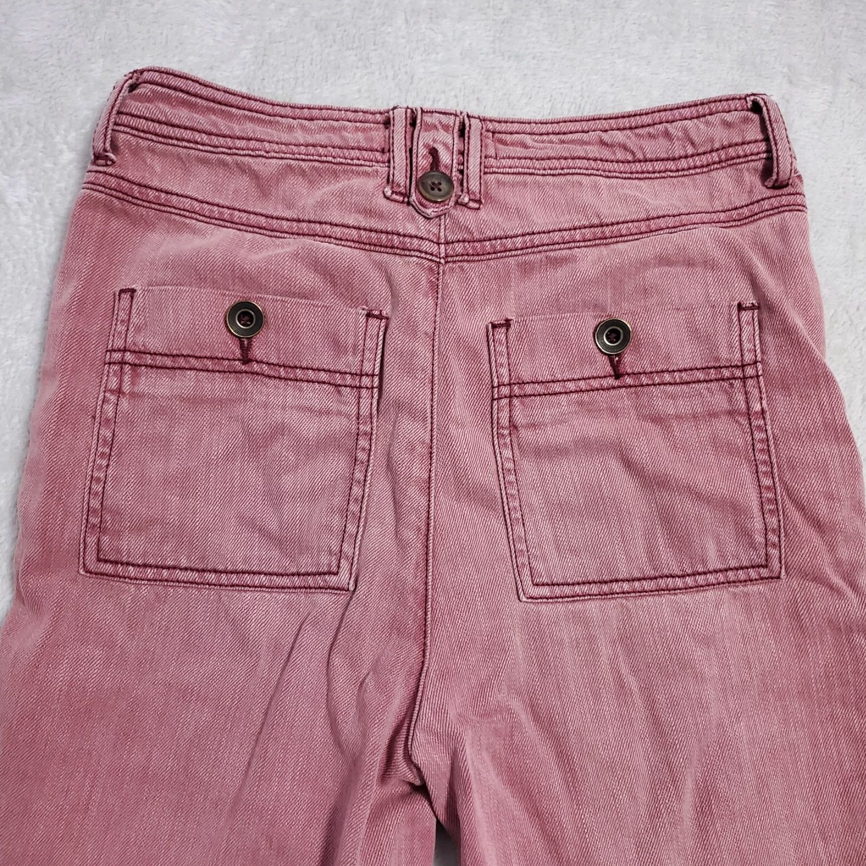 Anthropologie VINTAGE By Anthropologie Pants Womens 25 Raspberry Red High Rise Tapered OB1123915 Size 42" / US 20 - 6 Thumbnail