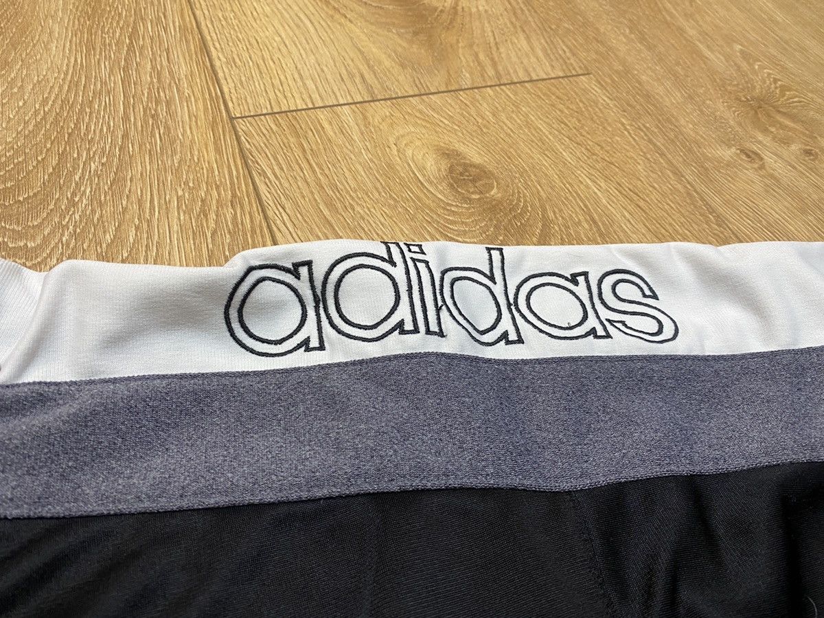 Adidas × Vintage Vintage adidas logo on shoulder rare sweatshirt short sleeve Size US XL / EU 56 / 4 - 5 Thumbnail