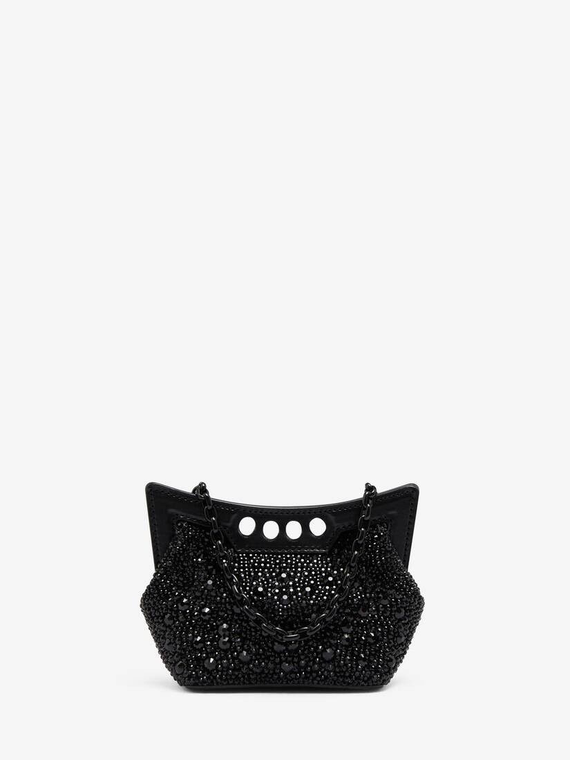 Alexander McQueen o1w1db10925 Size: OS/The Micro Peak Bag in Black Size ONE SIZE - 1 Thumbnail