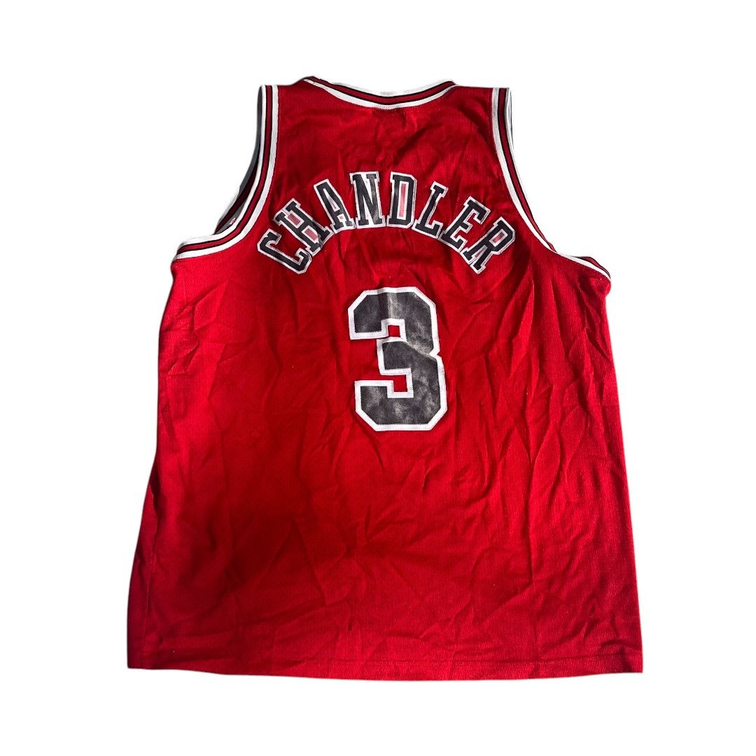 NBA × Nike × Vintage VINTAGE Nike Chicago Bills Tyson Chandler Jersey Size US XXL / EU 58 / 5 - 3 Thumbnail