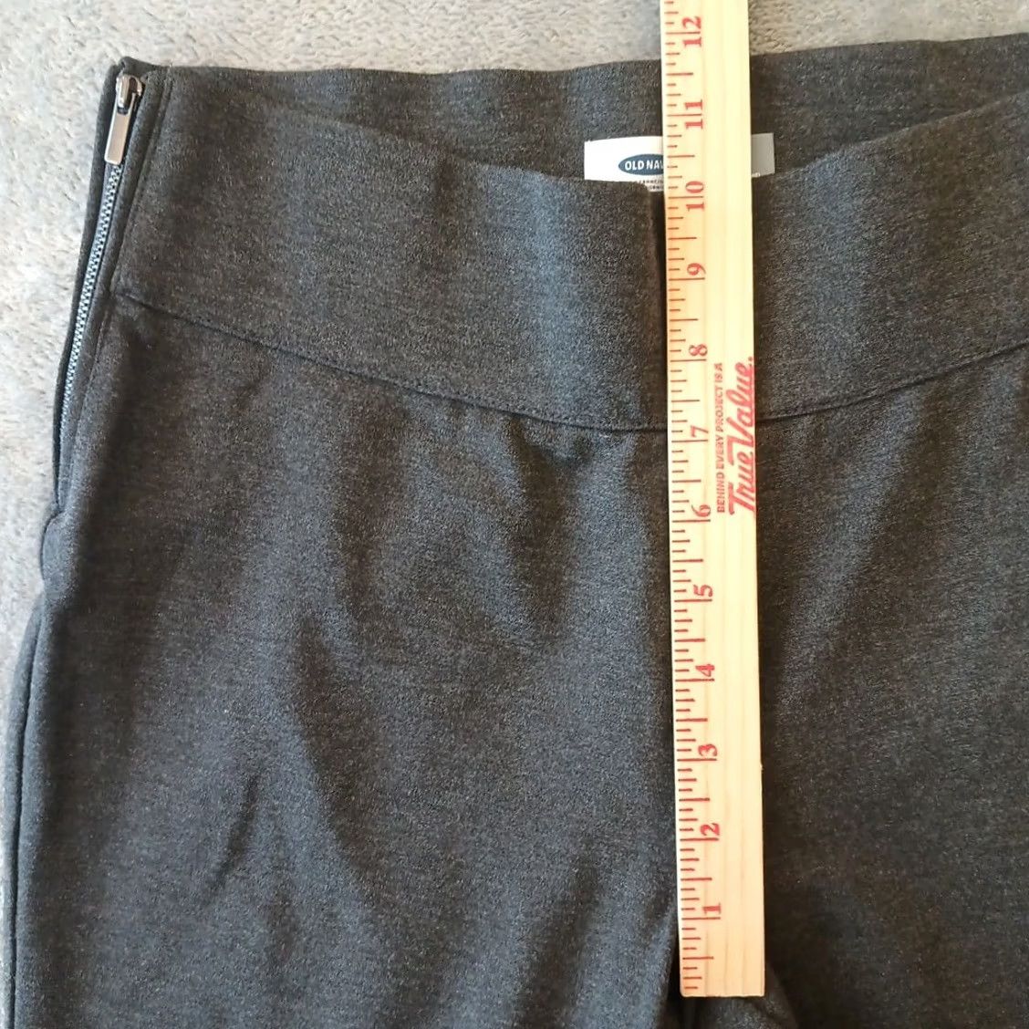 Old Navy Old Navy Womens Pants Skinny Ankle Gray M Tall Zipper Side Zip Stretch Elastic 30.5 Inseam 29 Waist Size 32" / US 10 / IT 46 - 4 Thumbnail