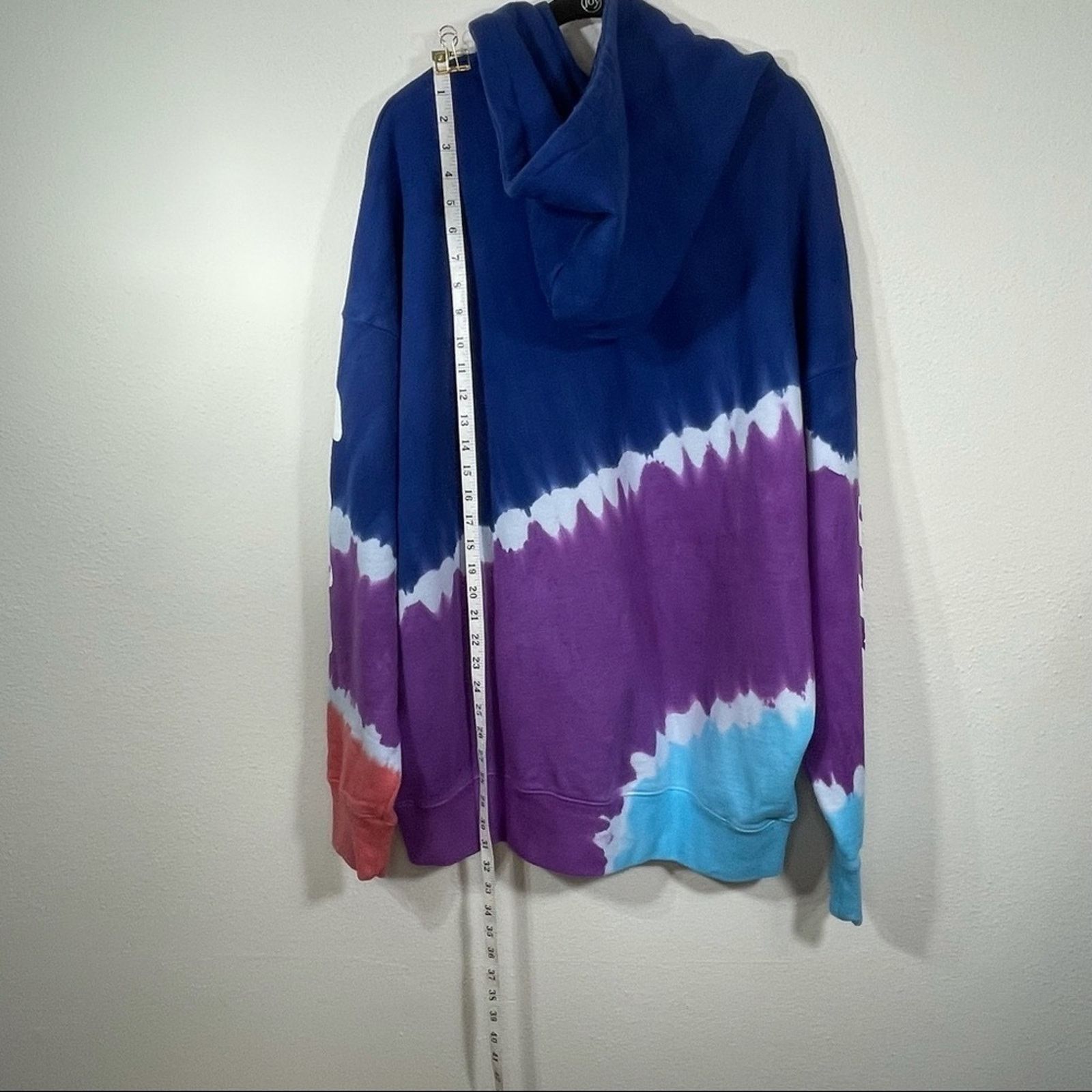 American Eagle Outfitters AMERICAN EAGLE X Drop Shoulder Tie Dye Hoodie Size Large Size L / US 10 / IT 46 - 3 Thumbnail