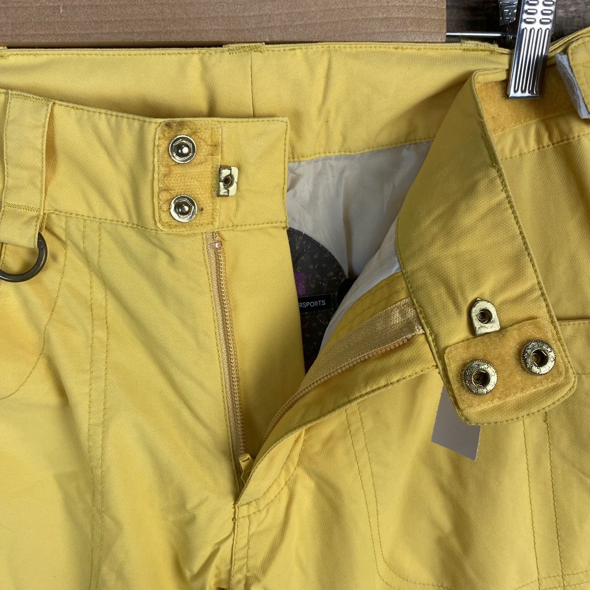 Japanese Brand DL Roxy Winter Sport Yellow Pants #C1123 Size 26" / US 2 / IT 38 - 16 Thumbnail