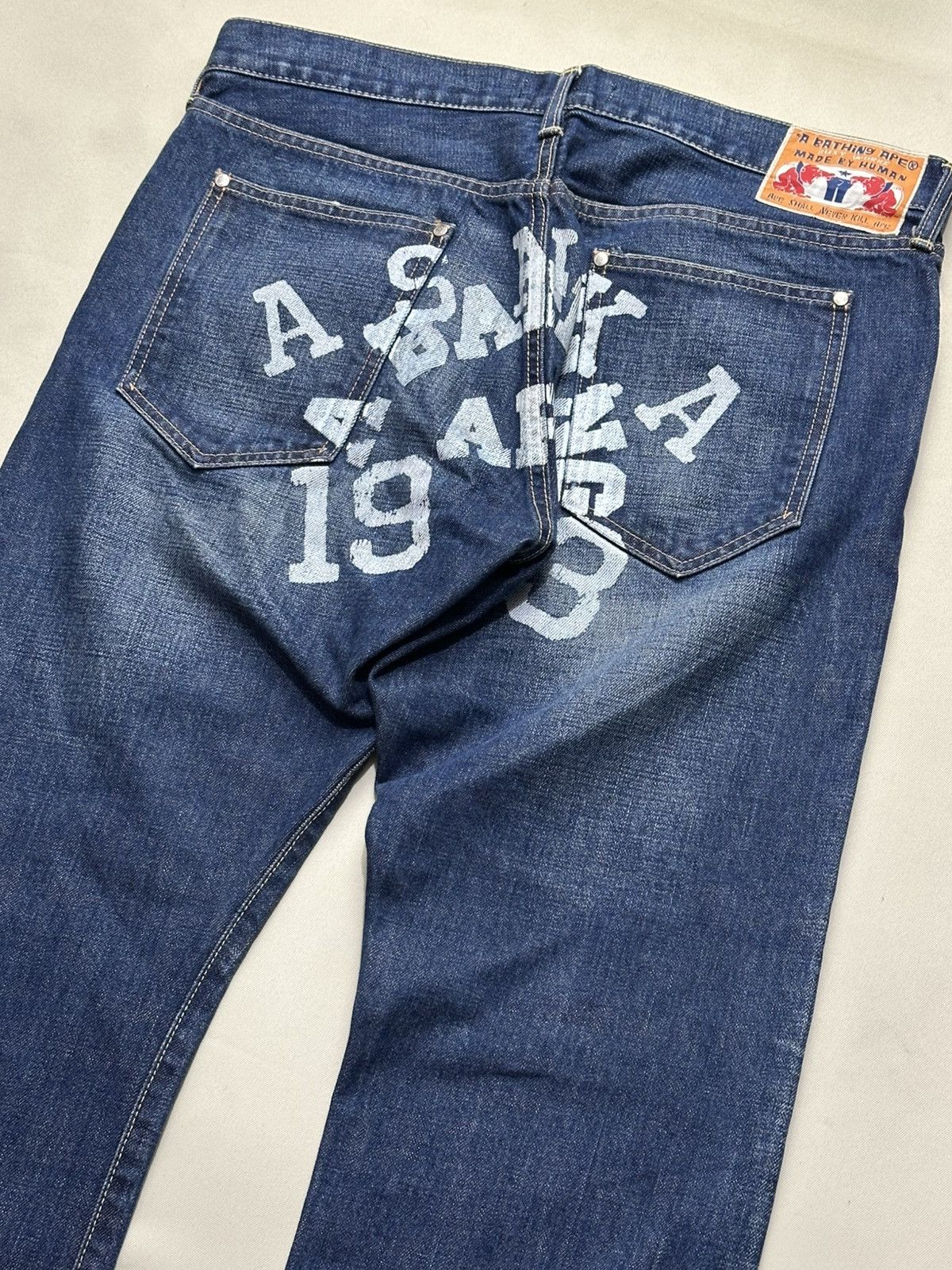 Bape A Bathing Ape Denim Size US 34 / EU 50 - 5 Thumbnail