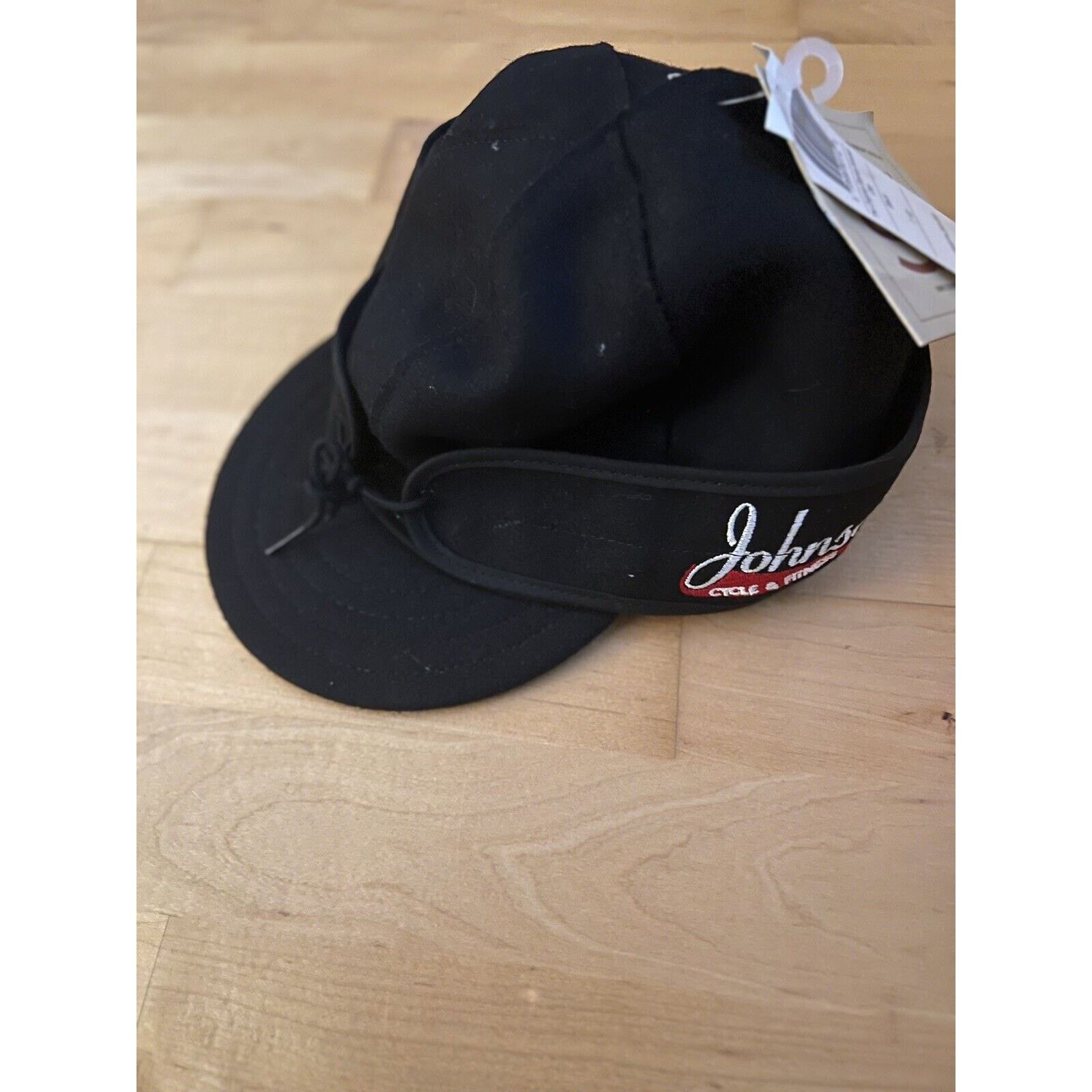 Stormy Kromer NWT Stormy Kromer Wool 7.5 Johnson’s Cycle Fitness Logo ...