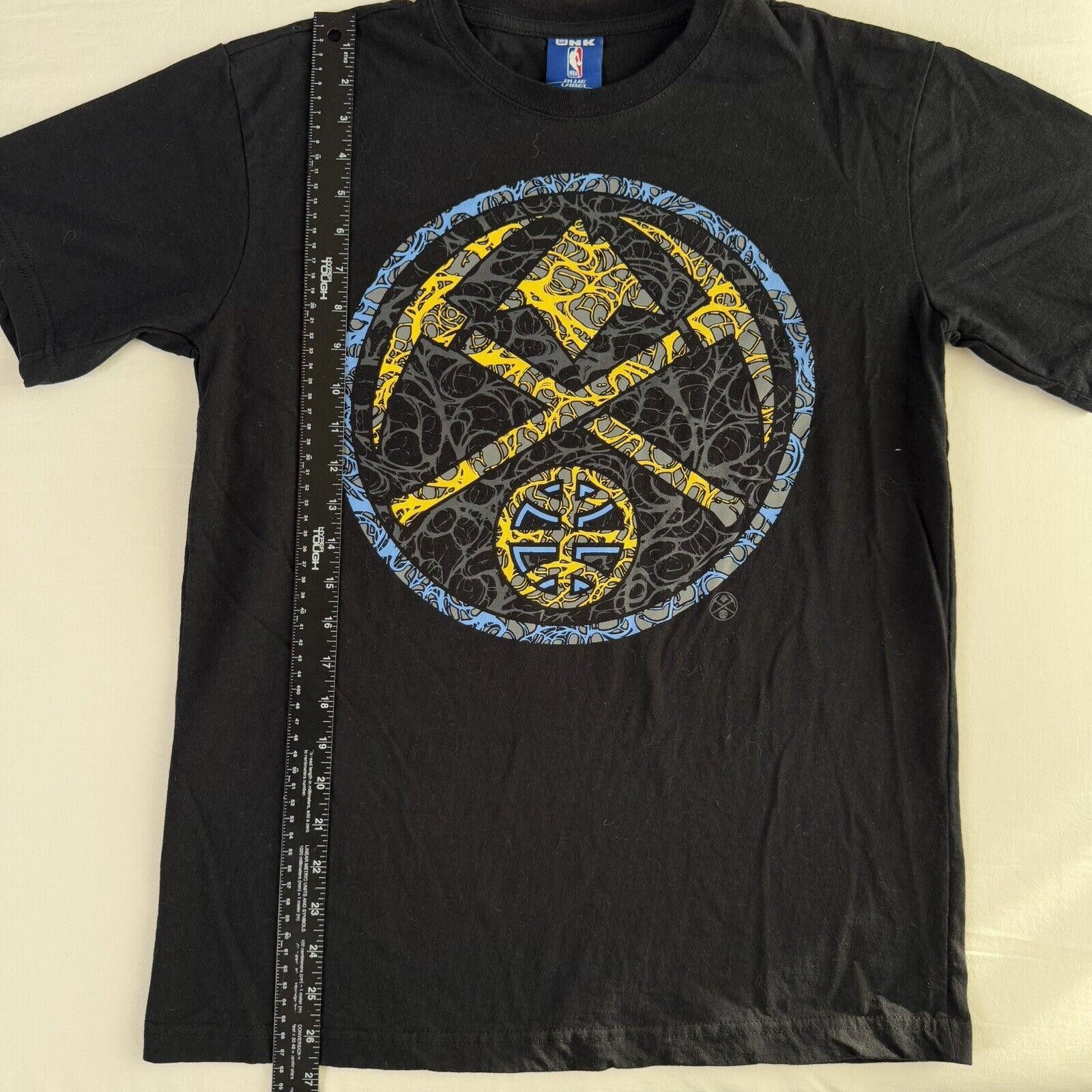 NBA NBA Denver Nuggets Graphic Logo Tee Blue Label DNK Sz M Size ONE SIZE - 5 Thumbnail