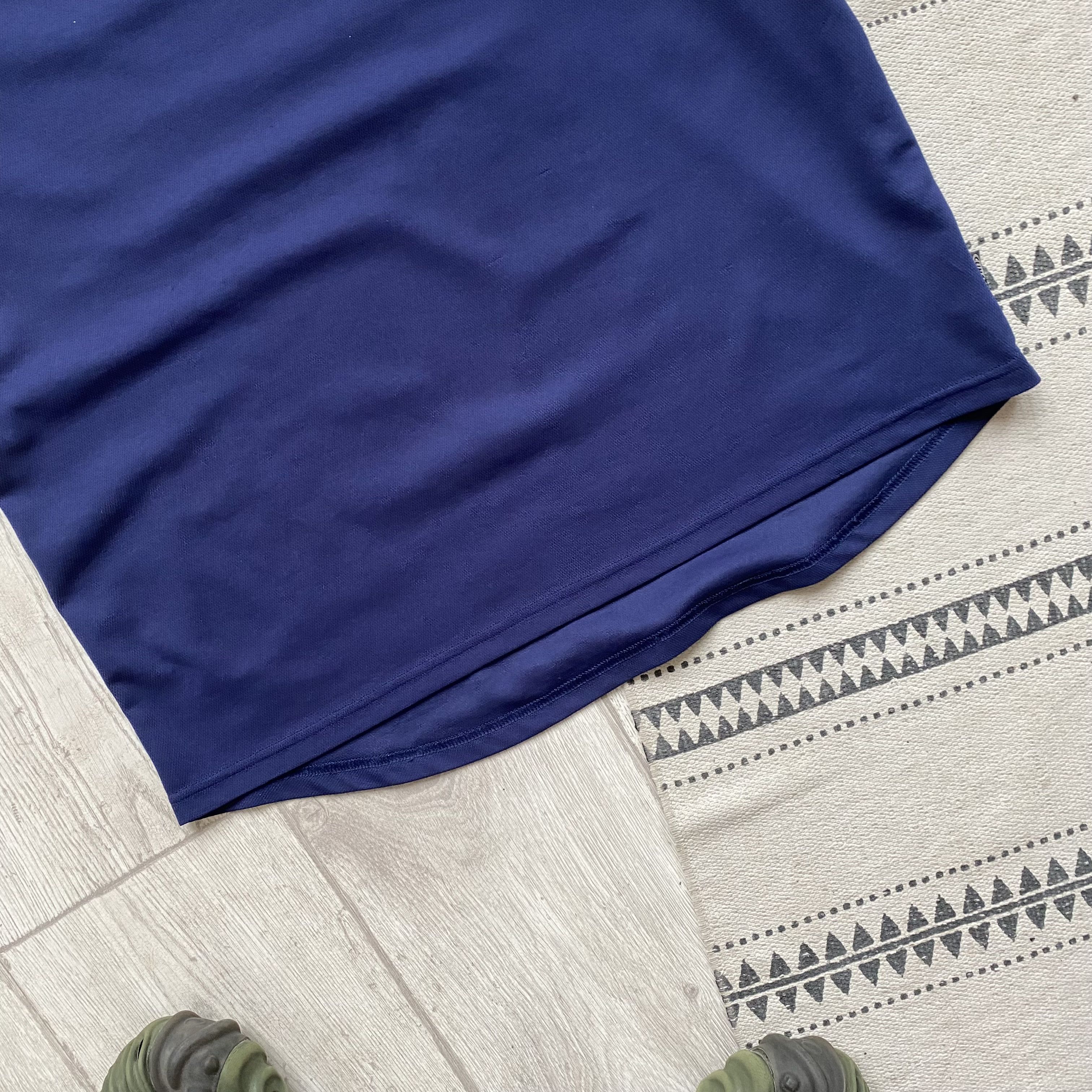 Adidas Blockore Drill Vintage 90s Adidas tee jersey Center logo Size US L / EU 52-54 / 3 - 3 Thumbnail