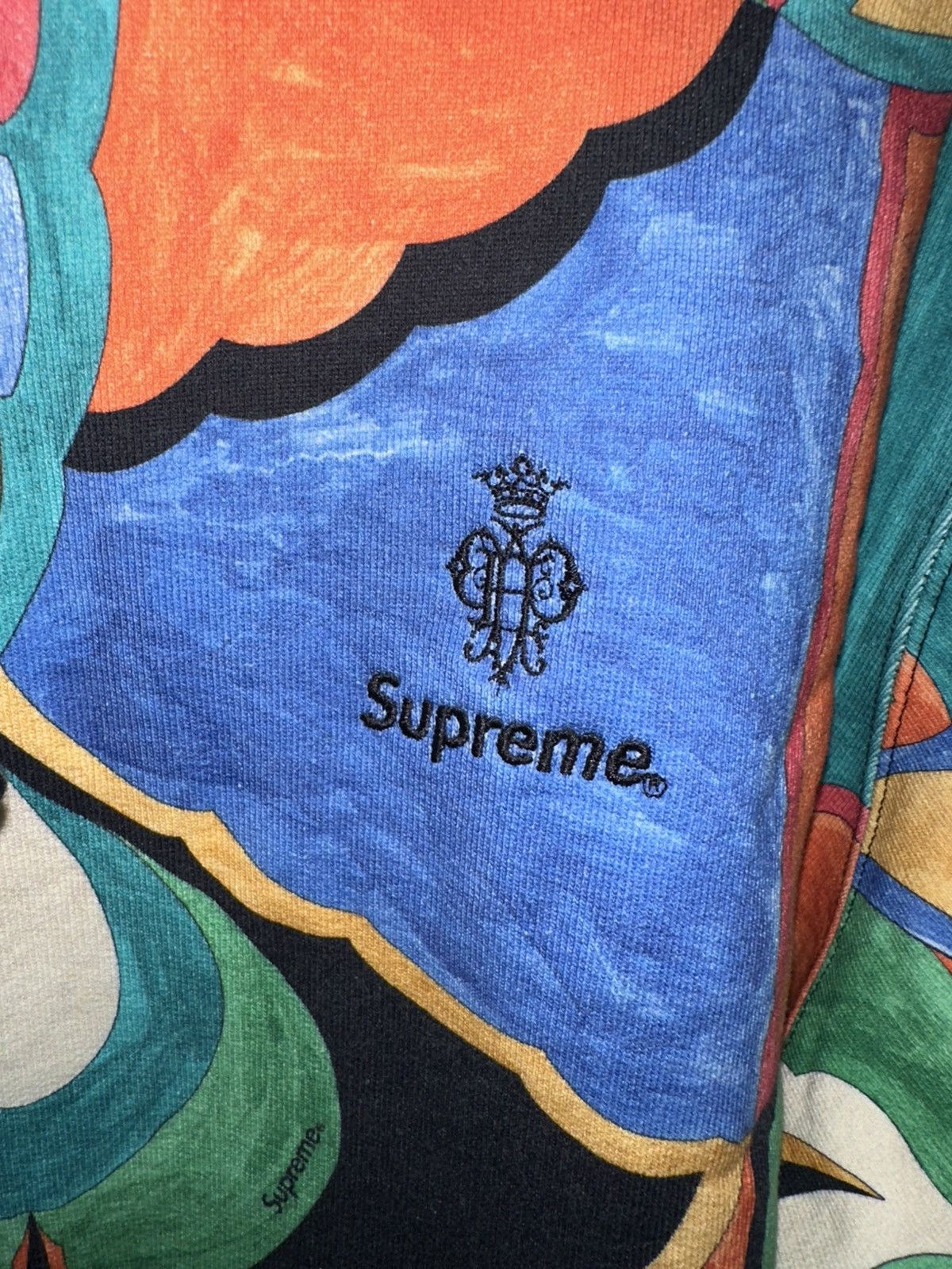 Supreme Supreme Emilio Pucci Hooded Sweatshirt Size US M / EU 48-50 / 2 - 4 Thumbnail