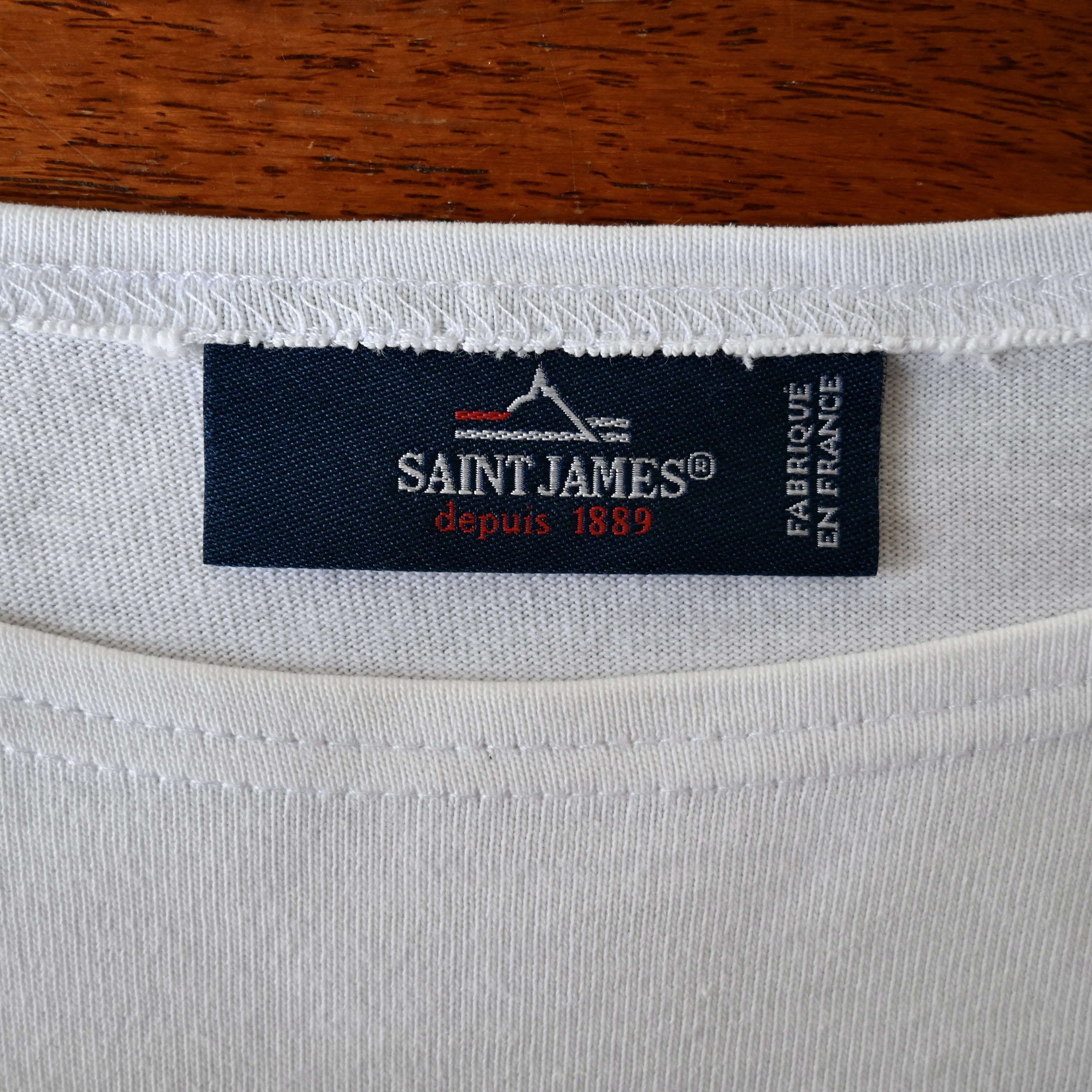 Saint James SAINT JAMES "NAVAL" authentic sailor shirt, 5/ML Size US M / EU 48-50 / 2 - 10 Thumbnail