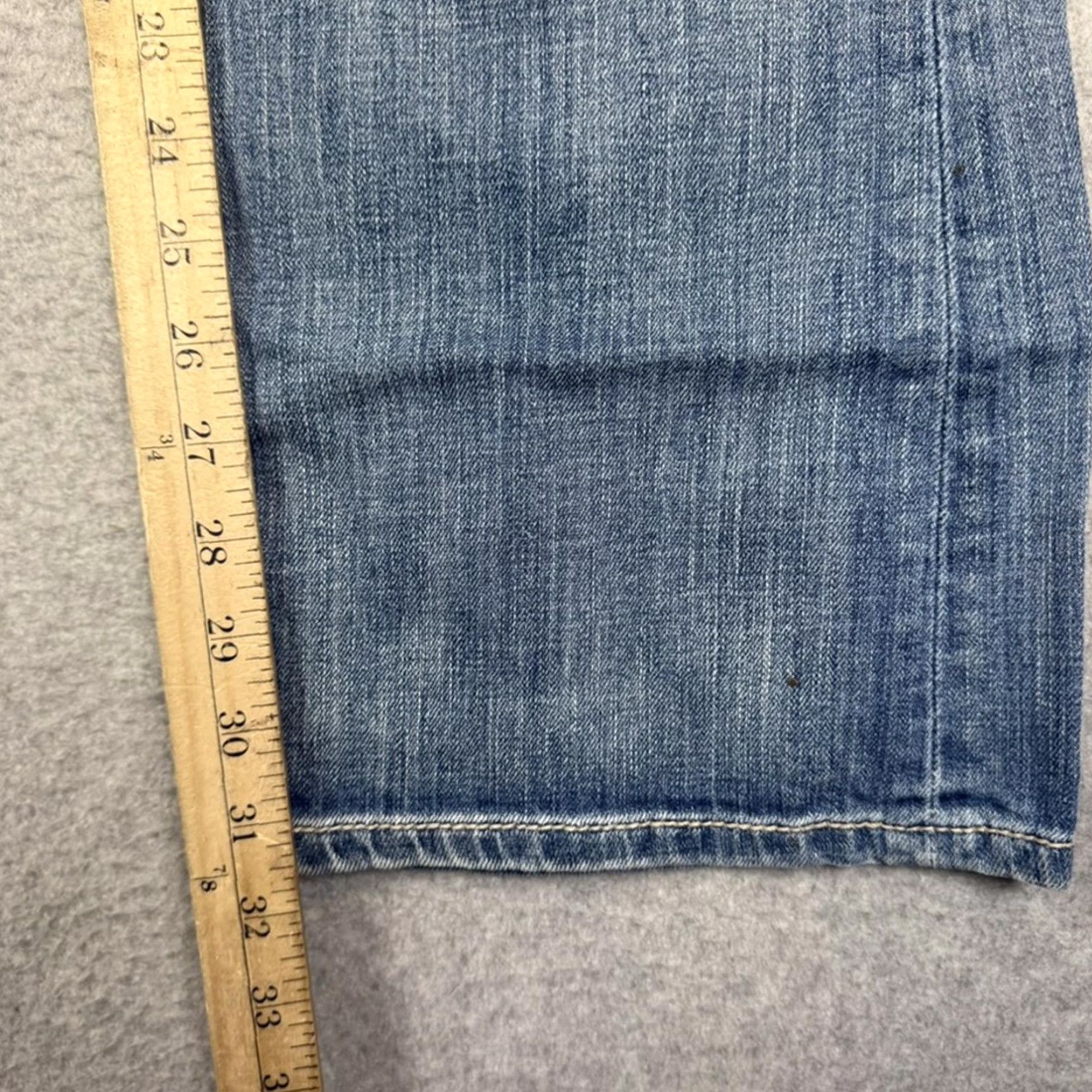 BKE BKE Jeans Bootcut Women 25x31.5 Sabrina Light Wash Distressed Blue 25 Regular Womens Size 42" / US 20 - 7 Thumbnail