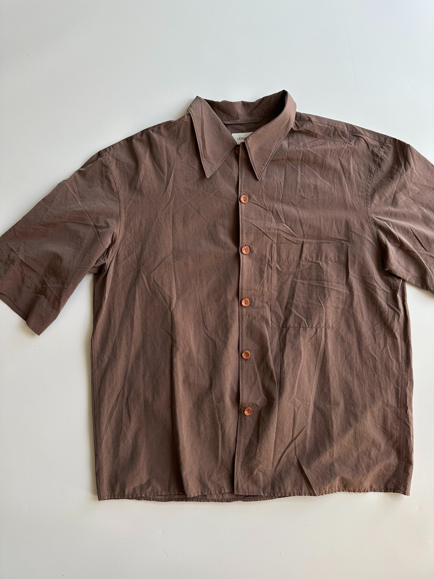 Lemaire LEMAIRE 20SS Spring/Summer Short-Sleeved Shirt| Size US M / EU 48-50 / 2 - 2 Thumbnail