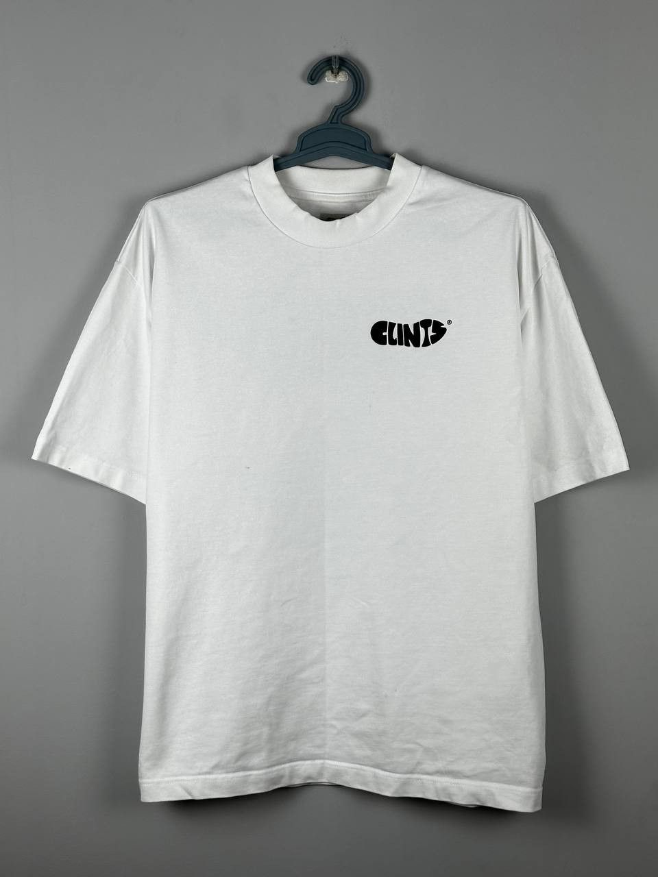 Clints Clints Co White Big Logo Streetwear T Shirt Size US XL / EU 56 / 4 - 2 Thumbnail