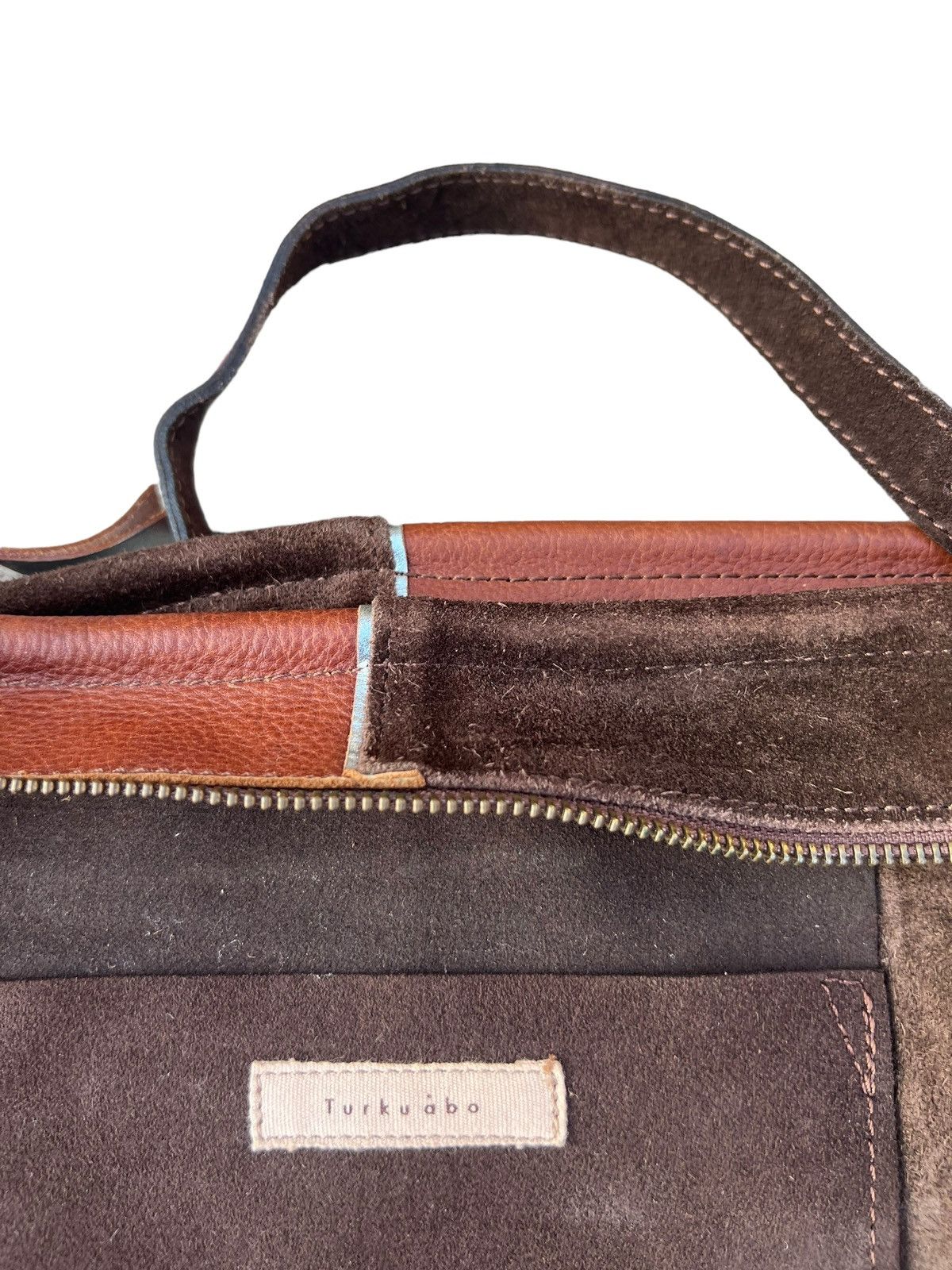 Leather Vintage Turkuabo Japan Patchwork Leather Bag Size ONE SIZE - 22 Thumbnail