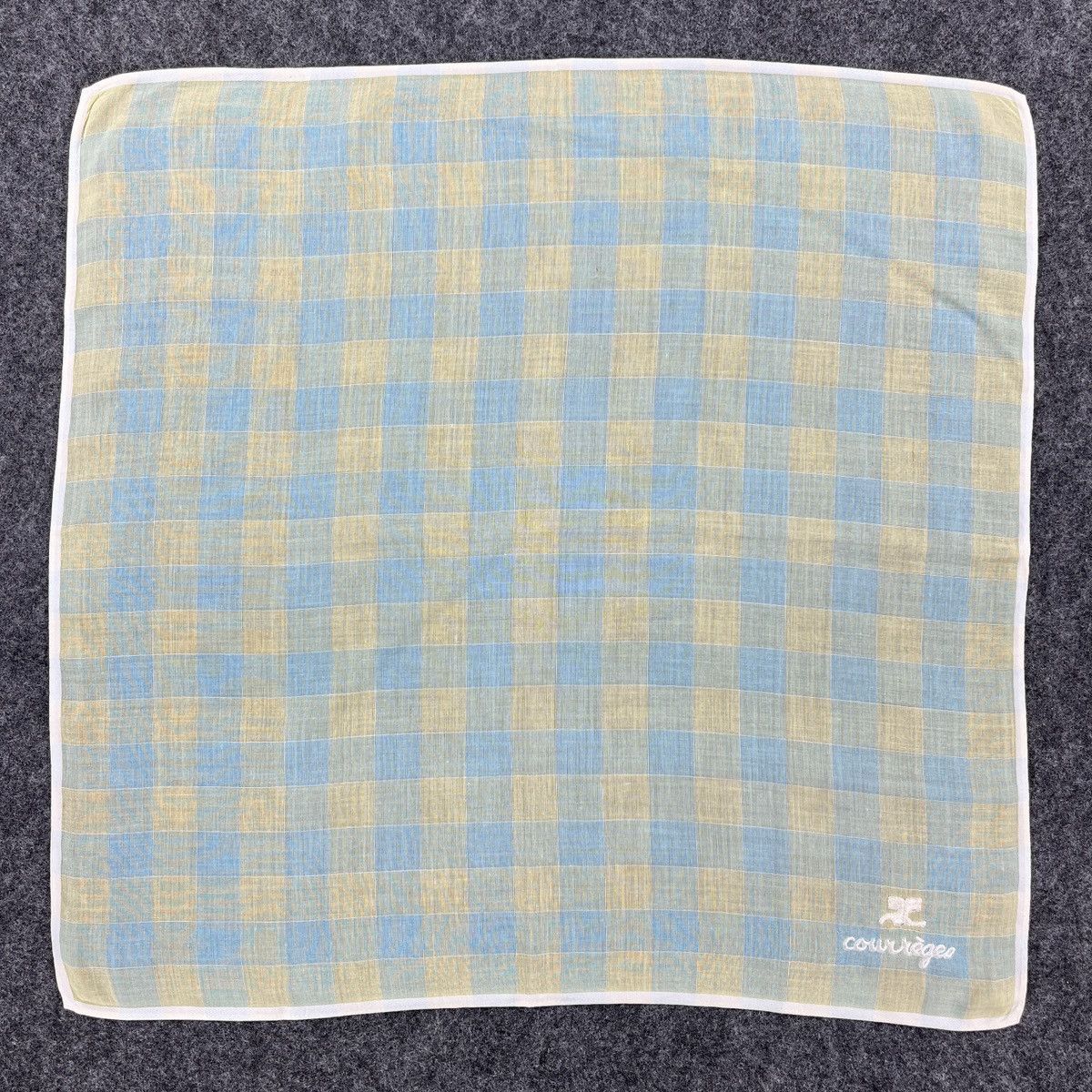 Courreges × Vintage Courreges Handkerchief / Bandana / Neckerchief B309 Size ONE SIZE - 2 Thumbnail