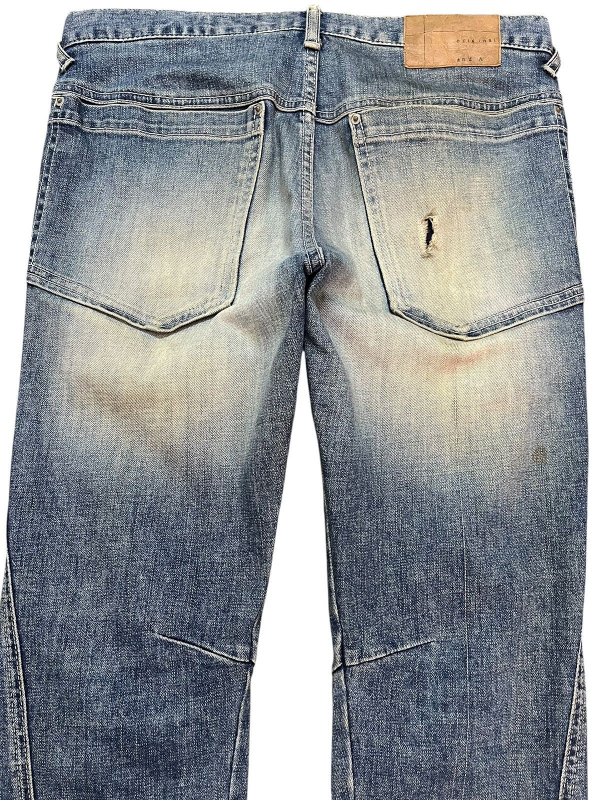 And A Vintage And a Mudwash Faded Distressed Denim Size US 31 - 9 Thumbnail