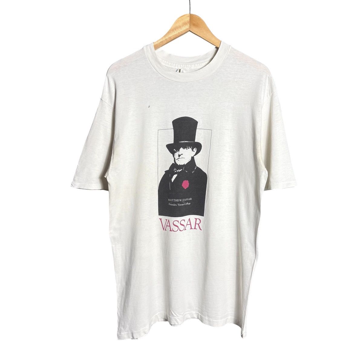 Vintage Vintage 90s Matthew Vassar American Graphic T-Shirt / Art Size US L / EU 52-54 / 3 - 1 Thumbnail