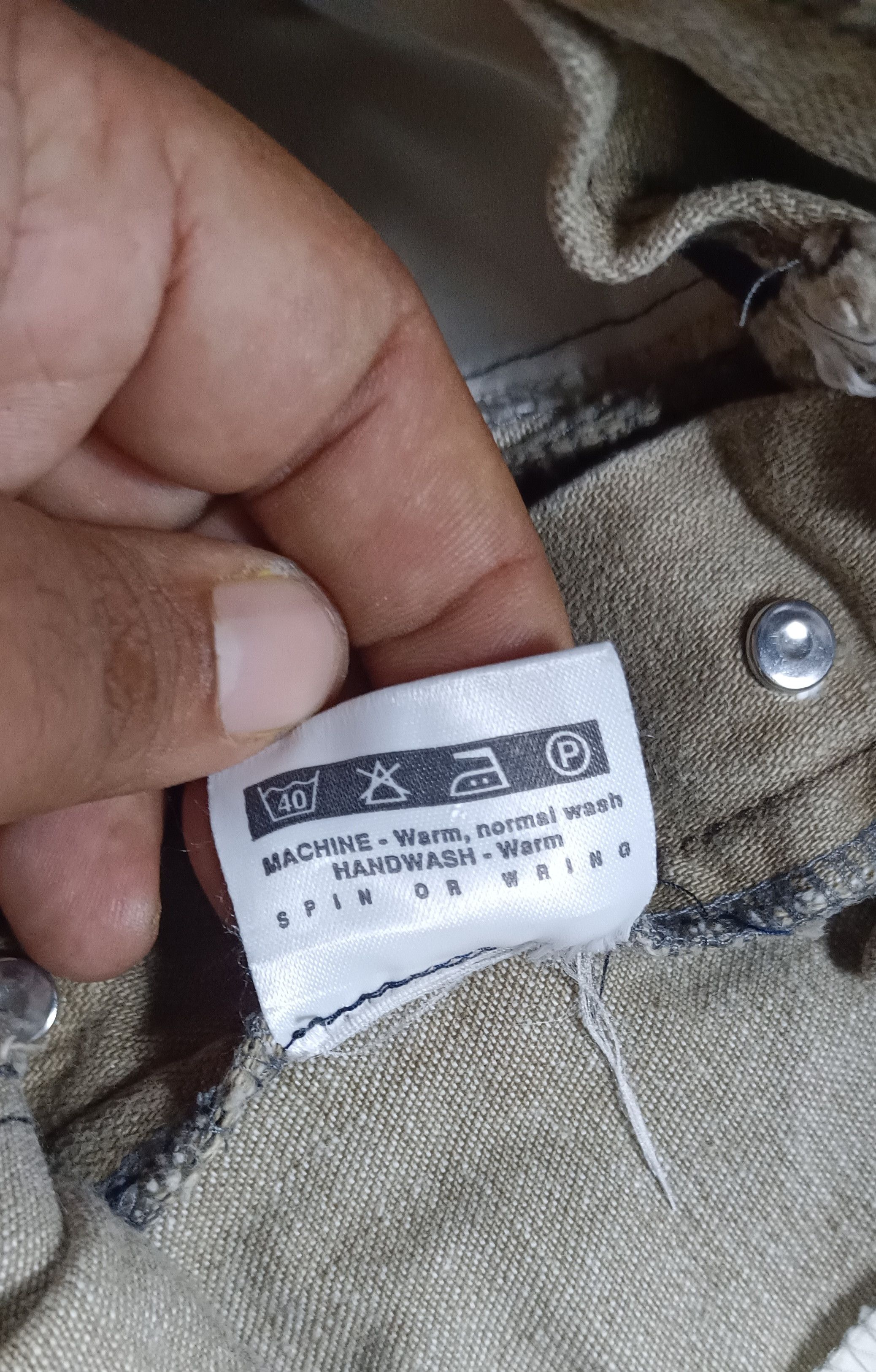 Other UK SizeNext Cargo Pants Button Graphic Design Made In UK Size US 31 - 13 Thumbnail