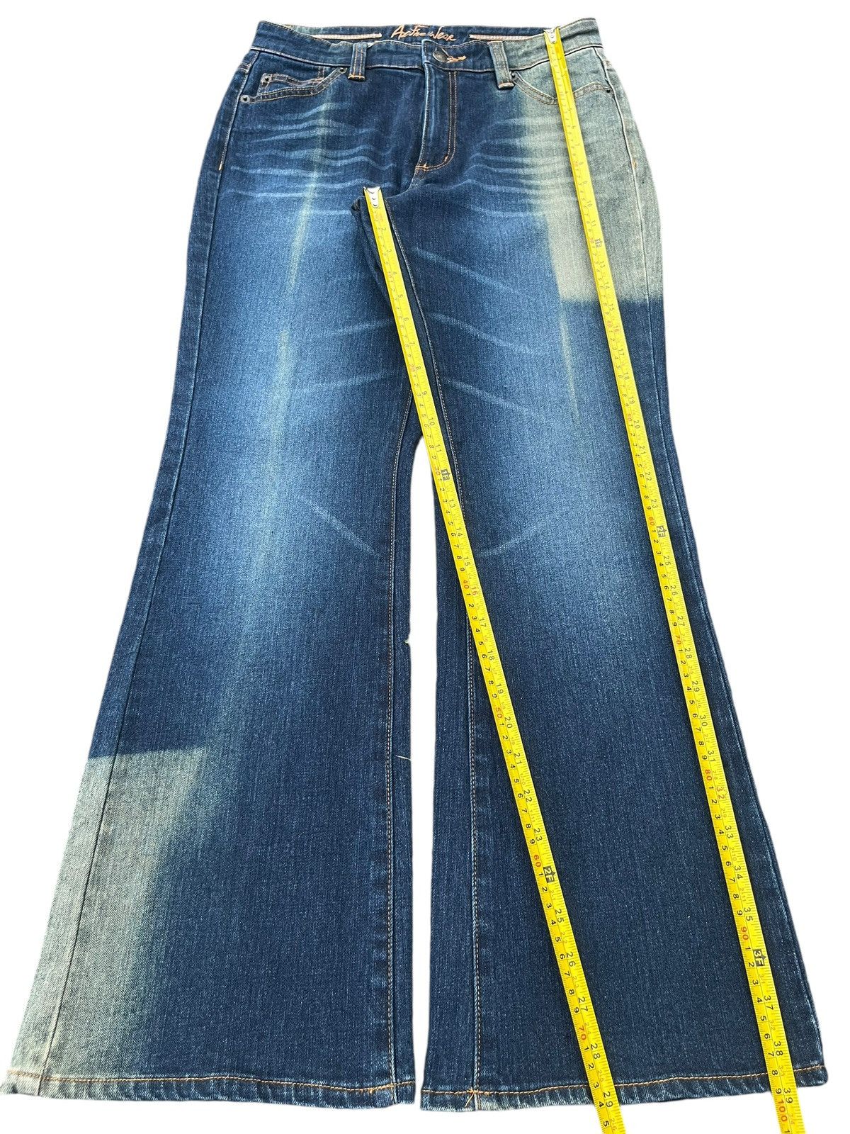 Japanese Brand Vintage Japanese Brand Sun Faded Blue Washed Flare Jeans Size US 28 / EU 44 - 11 Thumbnail