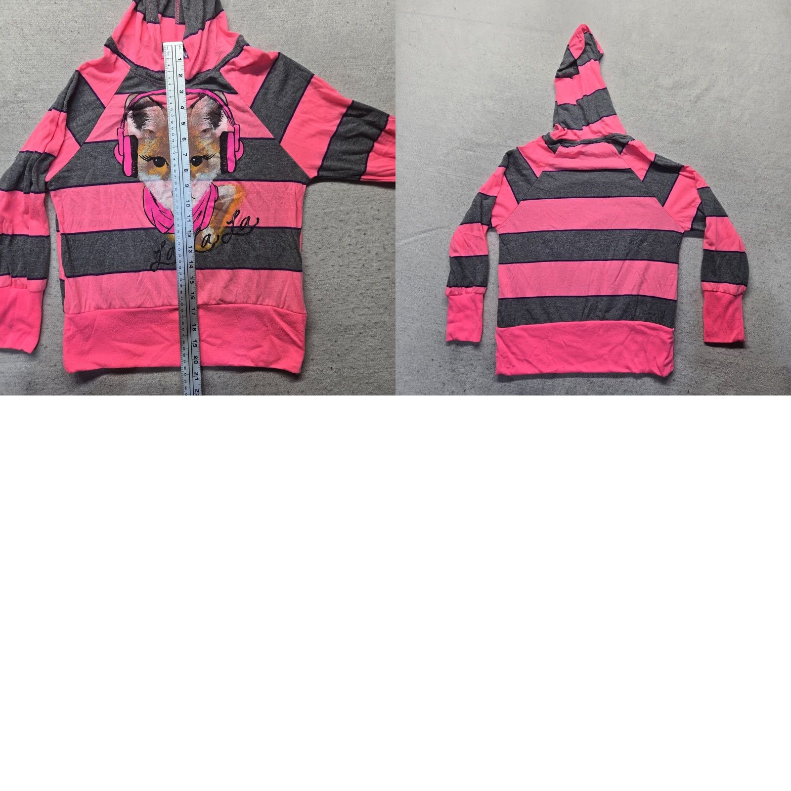 Vintage Self Esteem Hoodie Shirt Woman L Pink Wolf Butterfly 90s Size L / US 10 / IT 46 - 8 Thumbnail