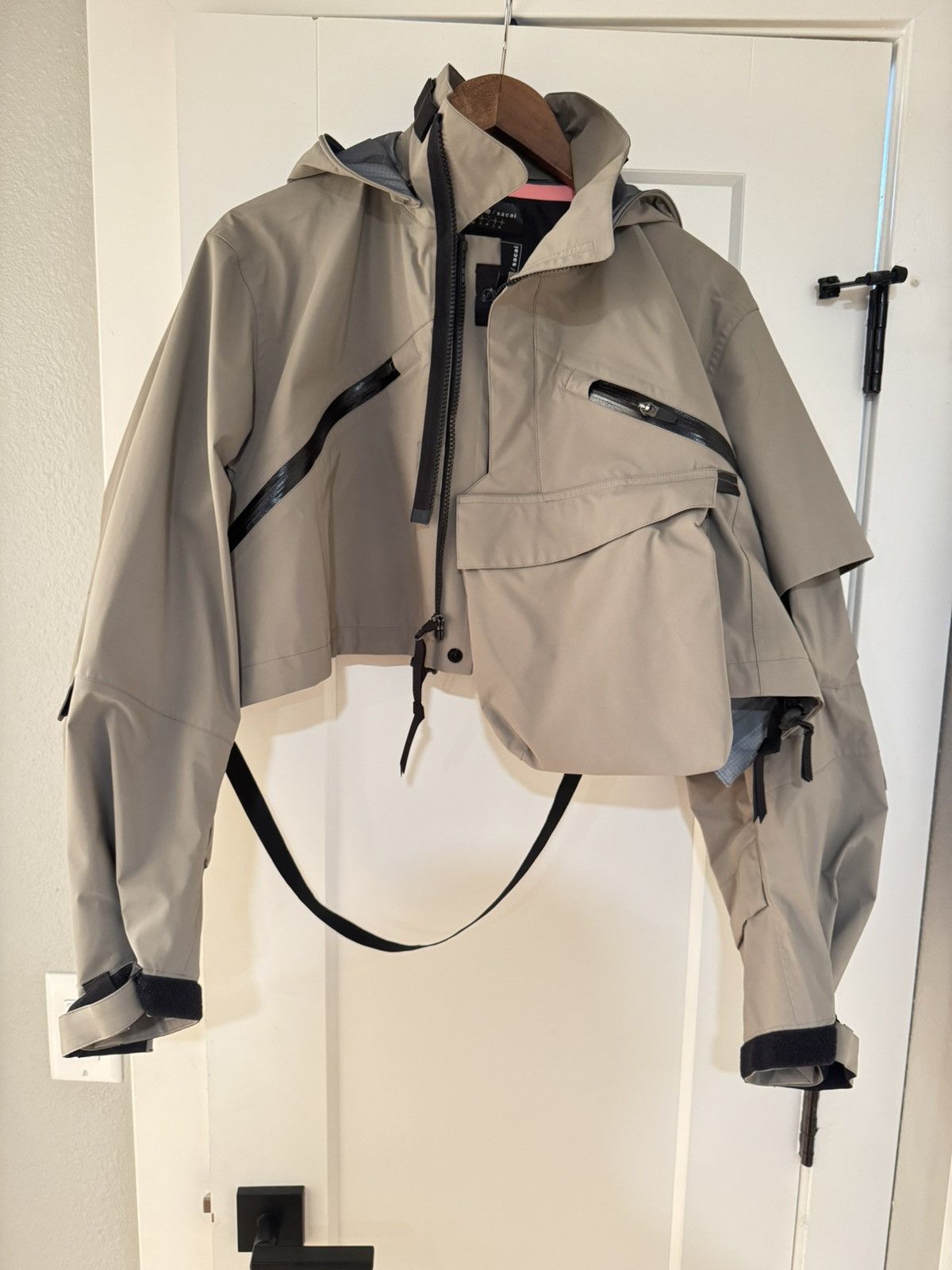 Acronym × Sacai Sac-j6011 cropped jacket- alpha green SIZE 2 Size US M / EU 48-50 / 2 - 3 Thumbnail