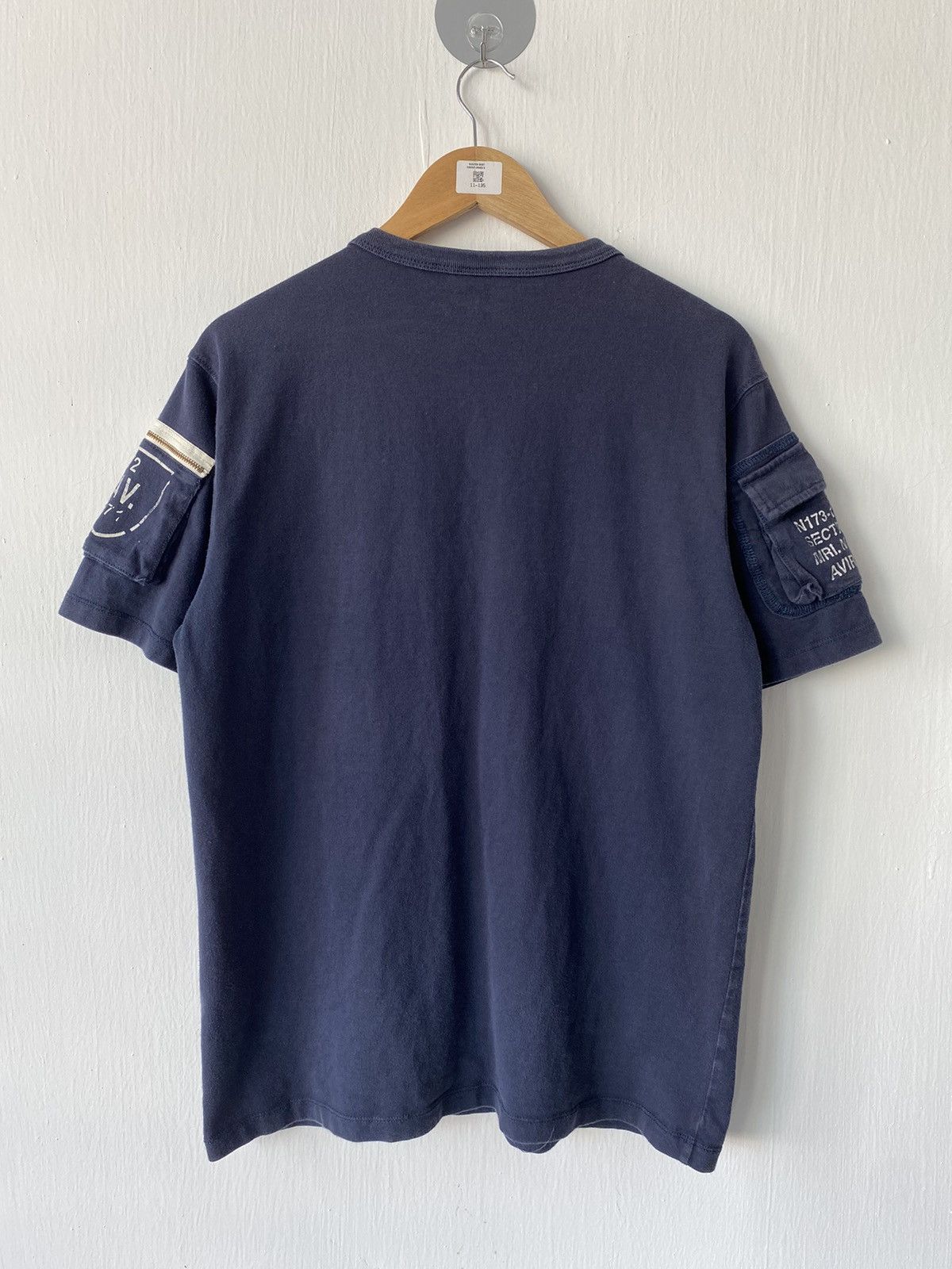 Avirex × Vintage Avirex Double Pocket T-shirt Size US XL / EU 56 / 4 - 6 Thumbnail