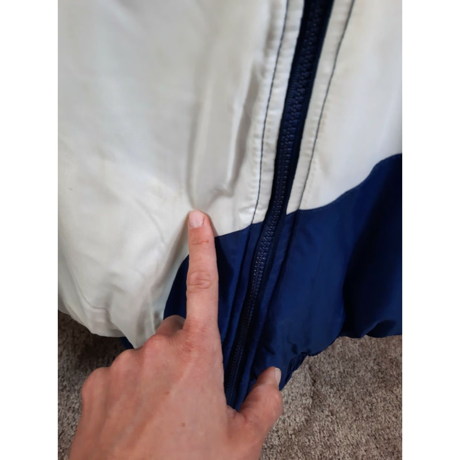 Logo 7 VINTAGE Logo 7 Notre Dame Fighting Irish Full Zip Puffer Jacket Coat Men Large Yellow Blue White Size US L / EU 52-54 / 3 - 5 Thumbnail