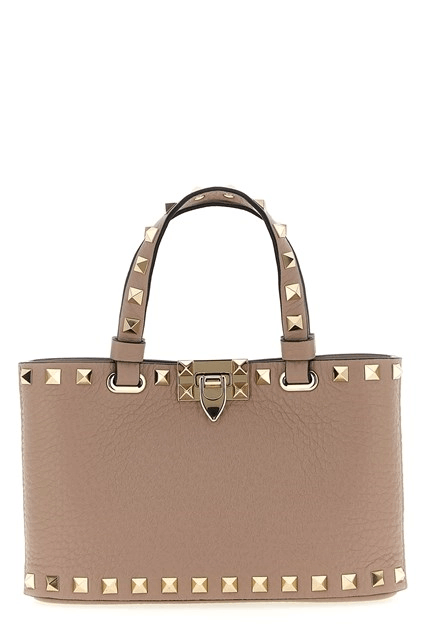 Valentino VALENTINO Rockstud Poudre Top Handle Bag Size ONE SIZE - 4 Thumbnail