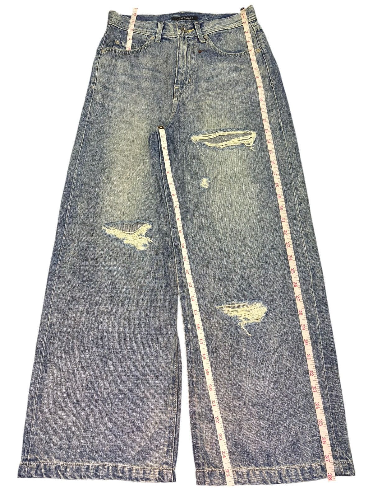 Acne Studios Vintage Japanese Brand Mud Wash Distress Baggy Jeans Size 27" / US 4 / IT 40 - 7 Thumbnail