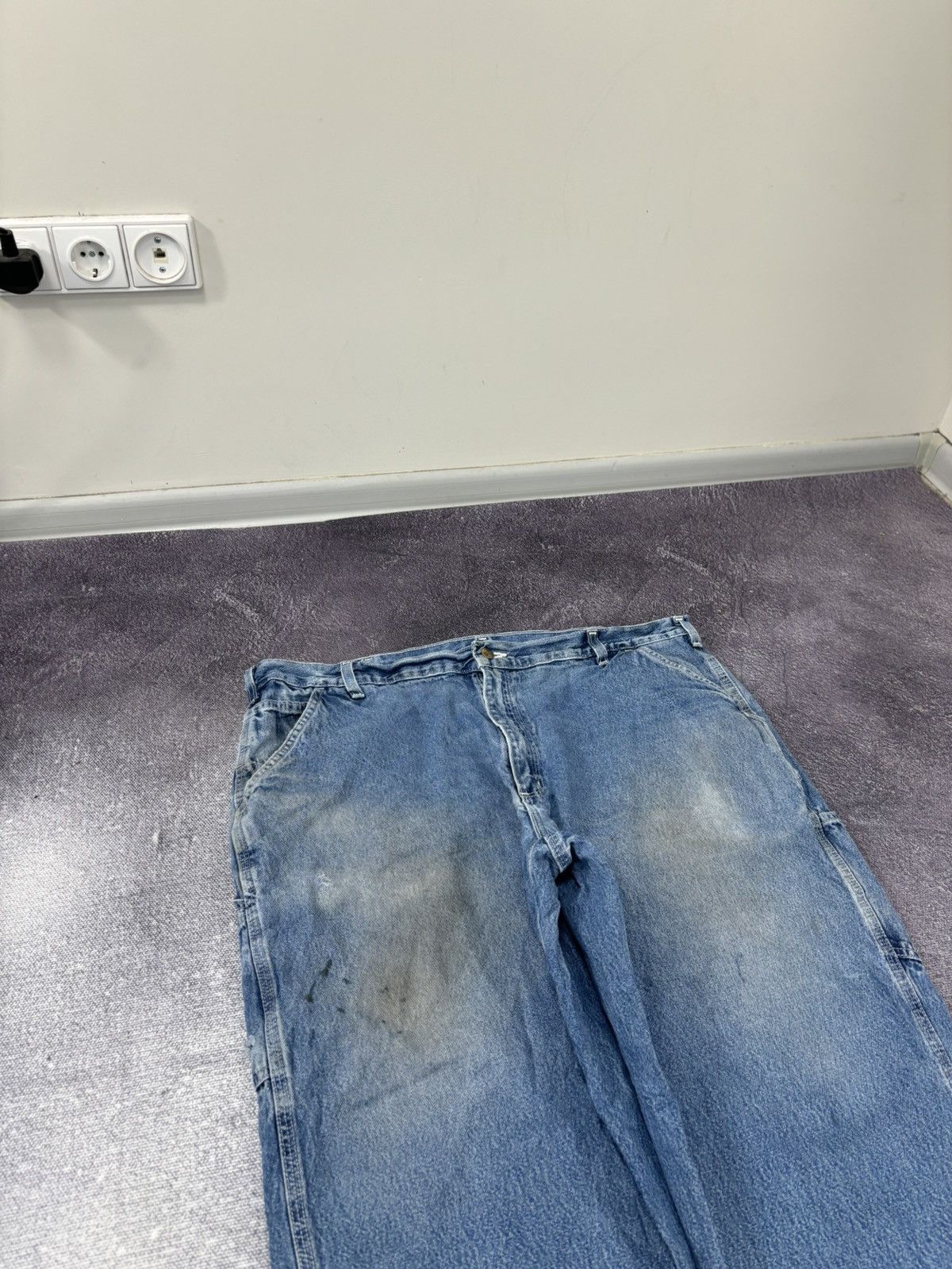 Carhartt Vintage Carhartt Loose Original Fit Blue Baggy Denim Jeans Size US 42 / EU 58 - 10 Thumbnail