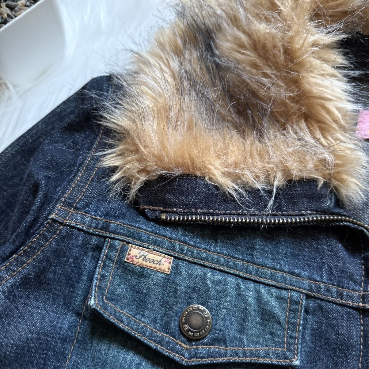 If Six Was Nine 📌 Vintage Hooch If Six Was Nine Style Denim Fur Jacket Size US M / EU 48-50 / 2 - 4 Thumbnail