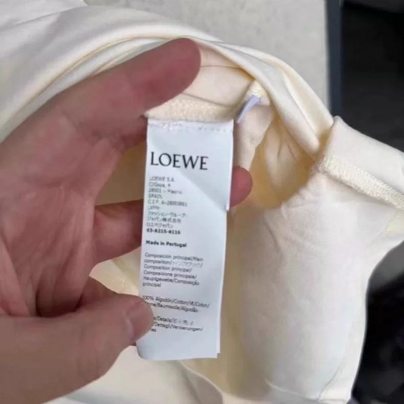 Loewe loewe white short sleeves 2504-Nextarrow Size US S / EU 44-46 / 1 - 4 Thumbnail
